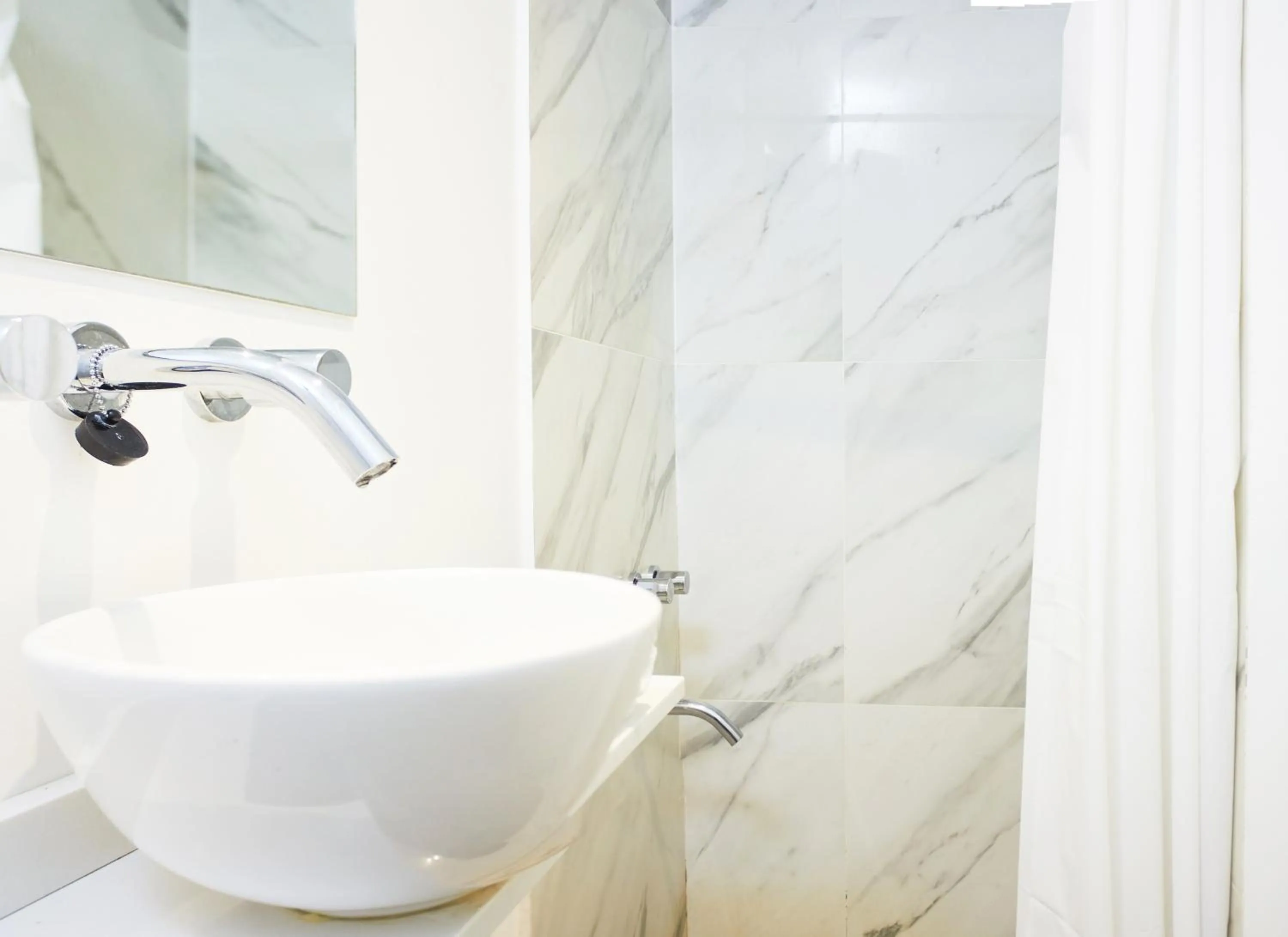 Bathroom in Monroe Suites