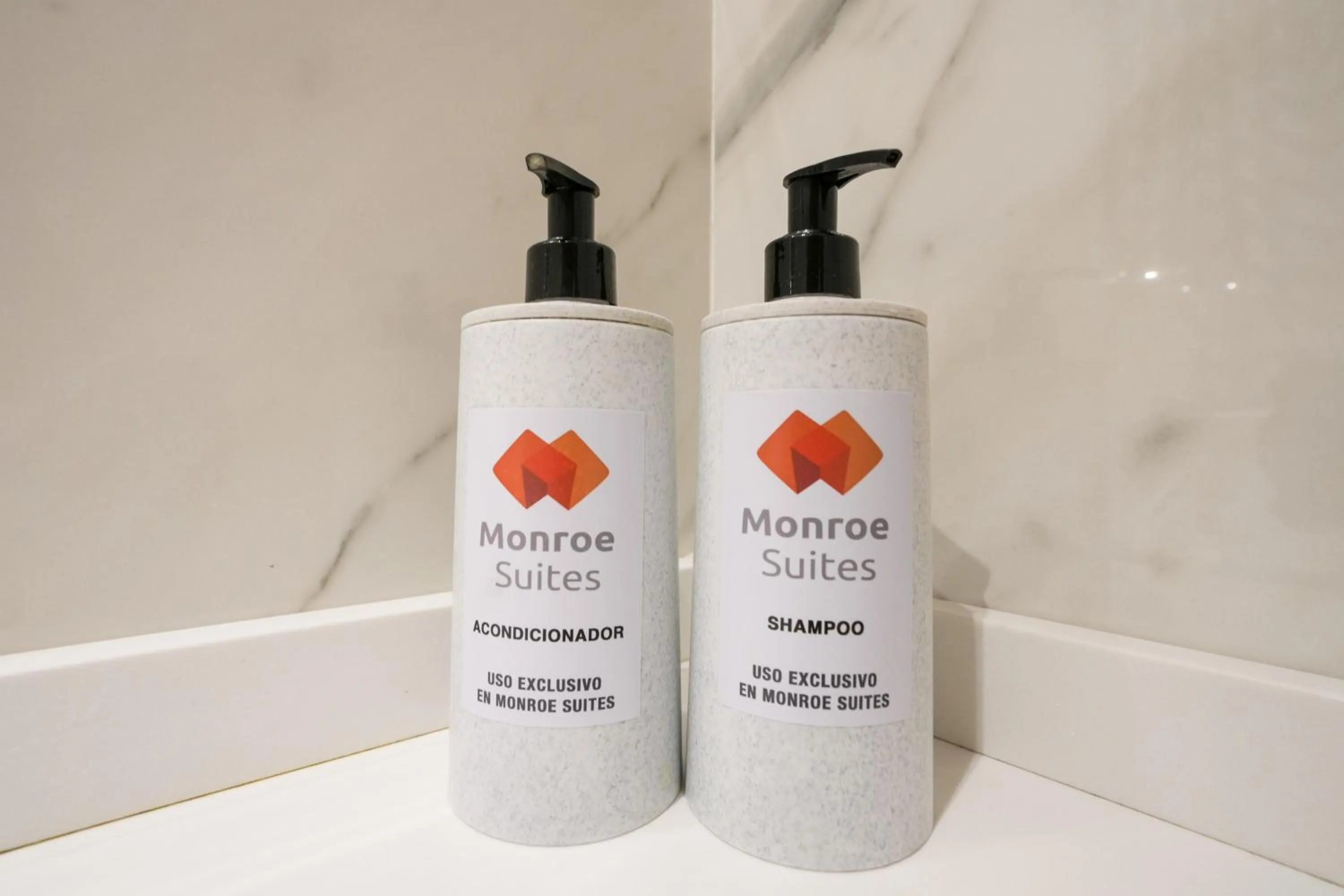 Bathroom in Monroe Suites