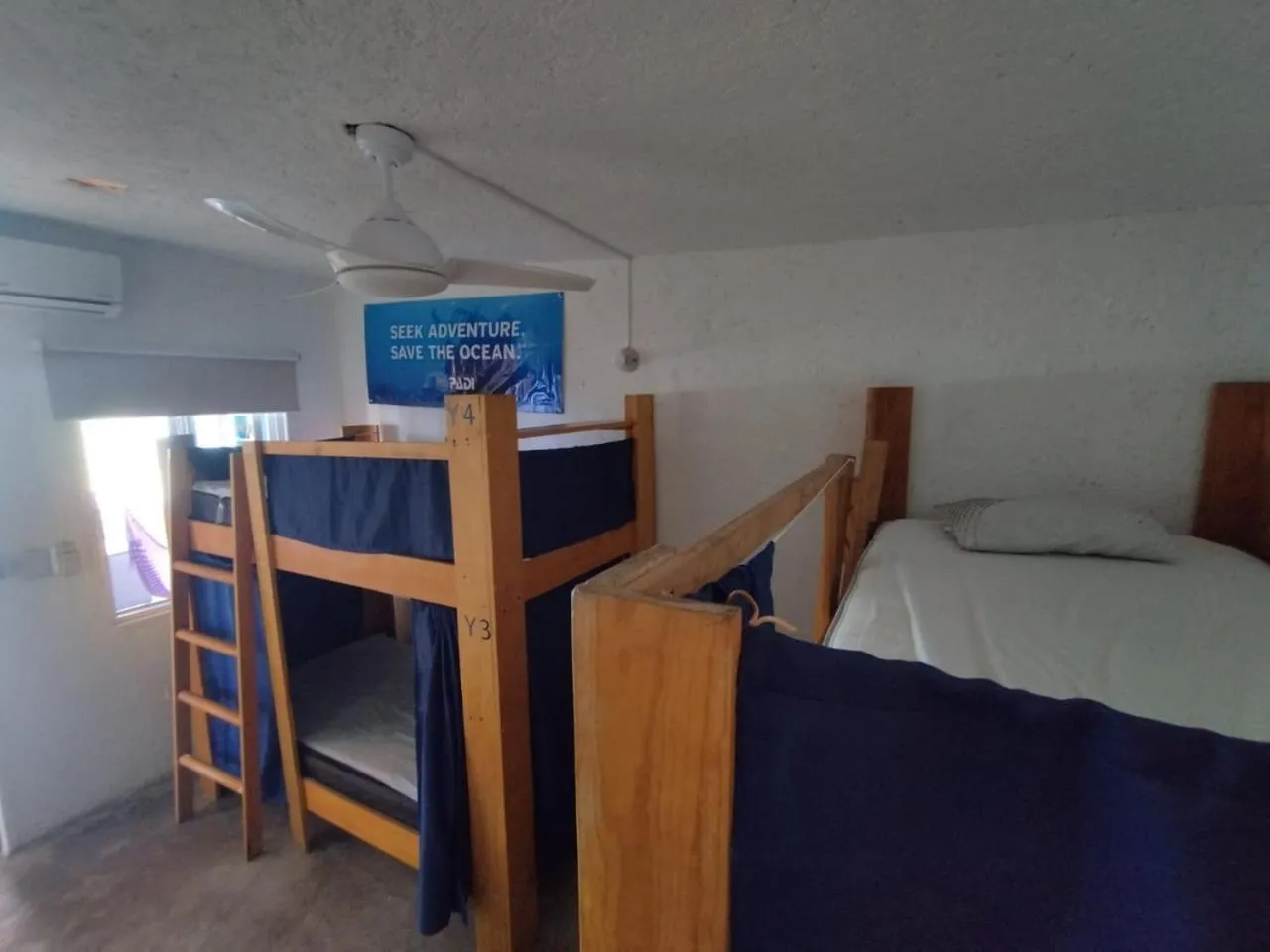 Bed in Blue Magic Hostel