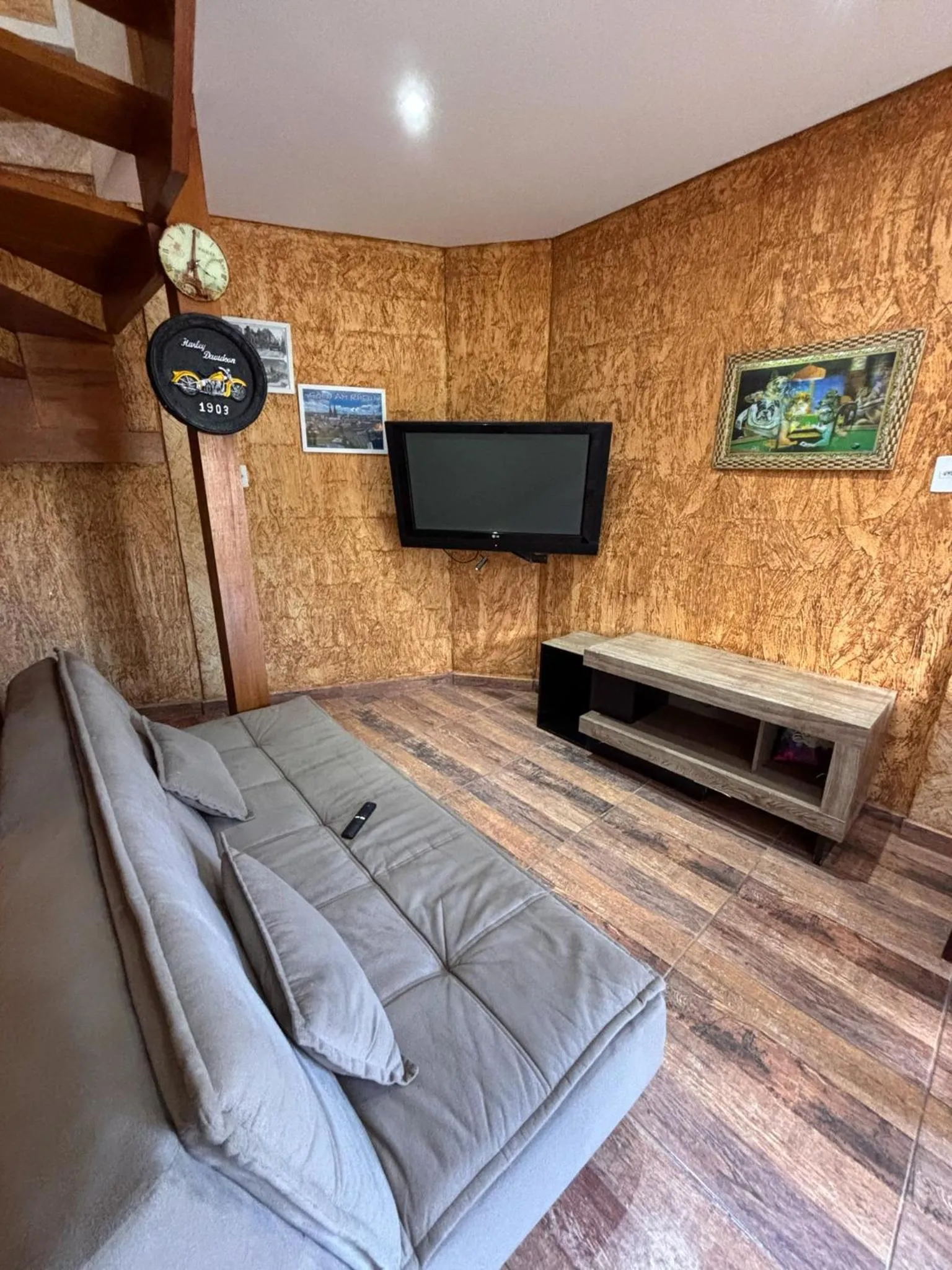 Seating area in Chácara Águas Claras