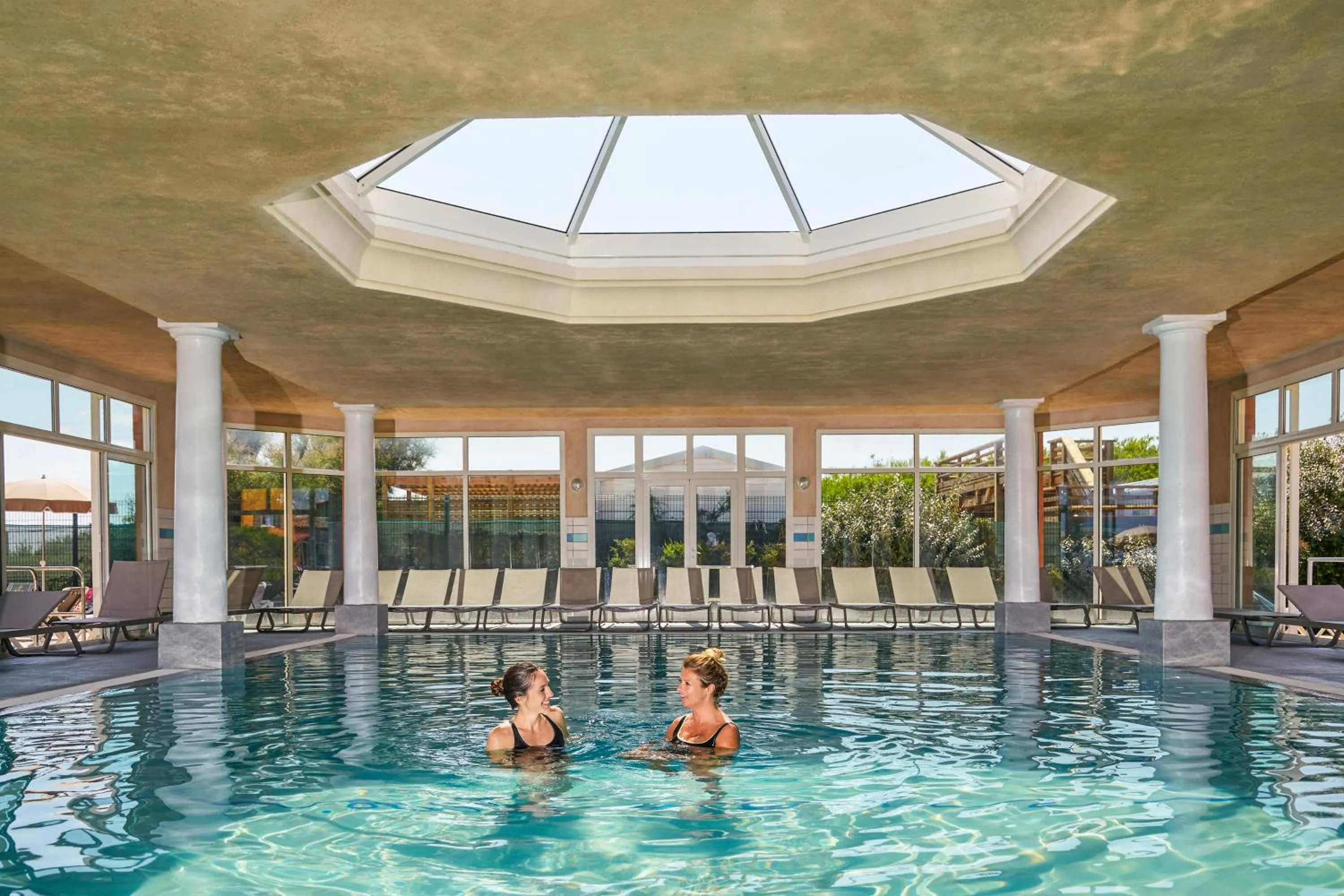 Swimming pool in ibis Thalassa Hyeres Plage