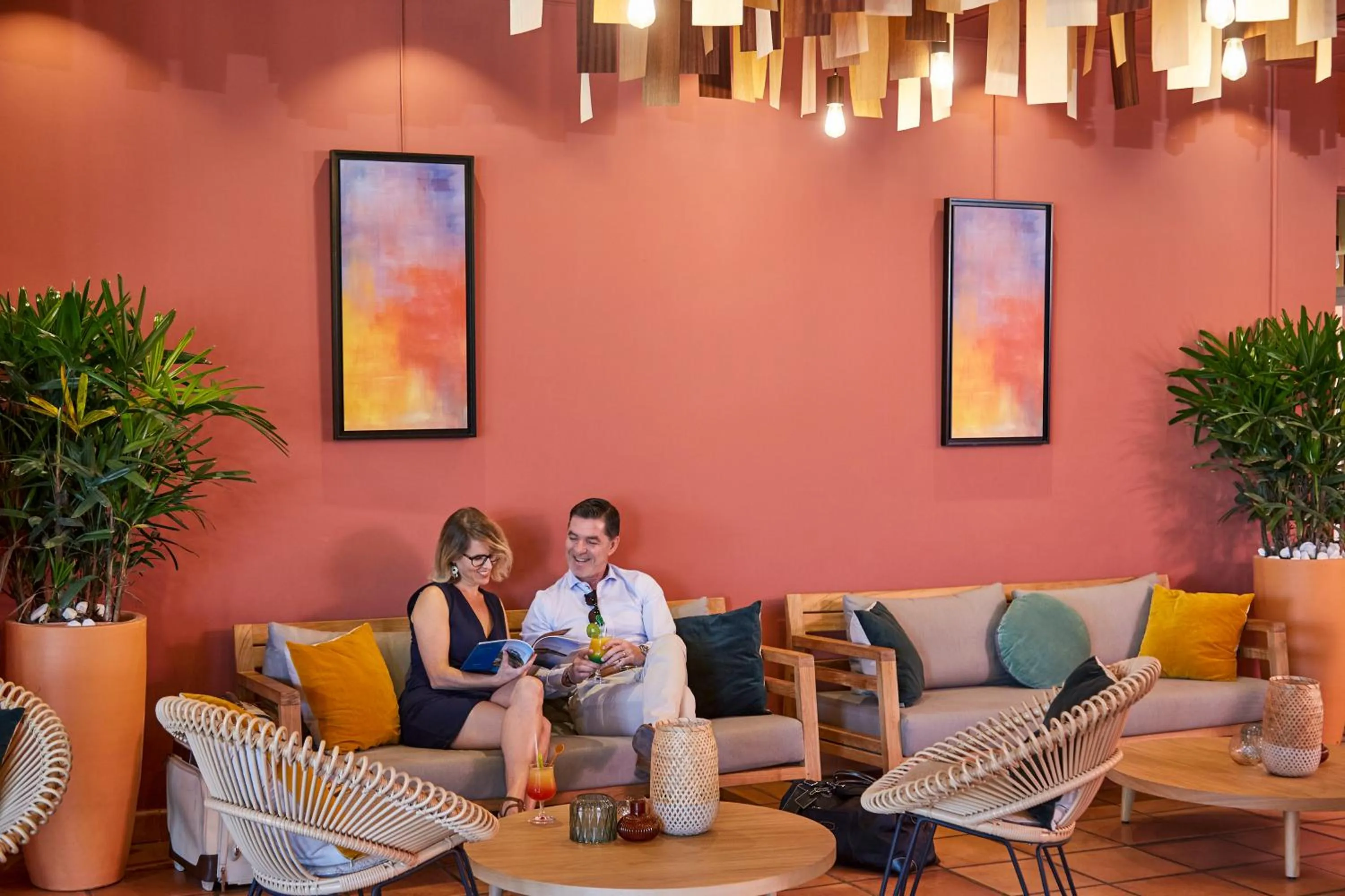 Lobby or reception in ibis Thalassa Hyeres Plage