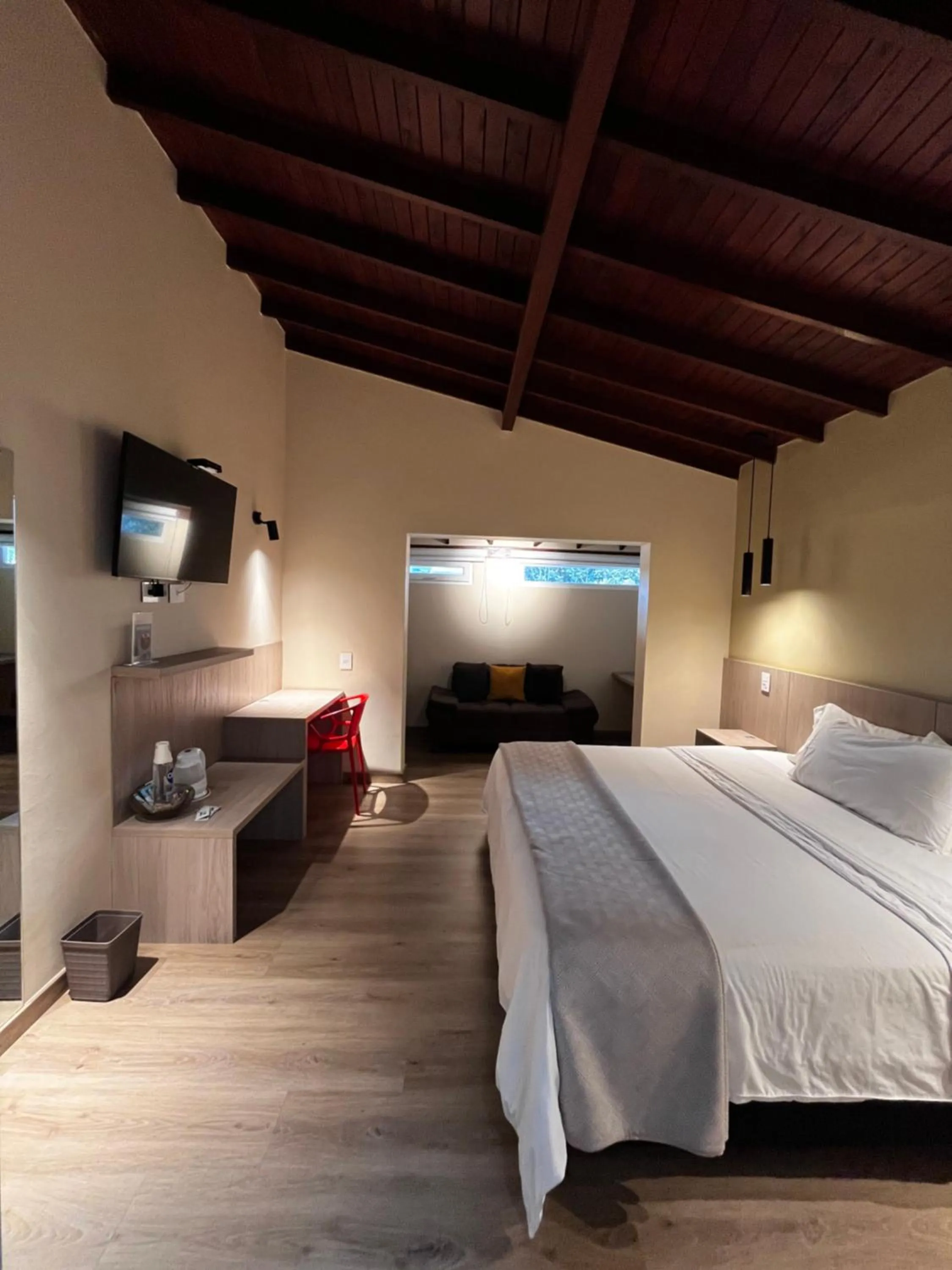 Photo of the whole room, Bed in Hotel & Golf Isak Aeropuerto