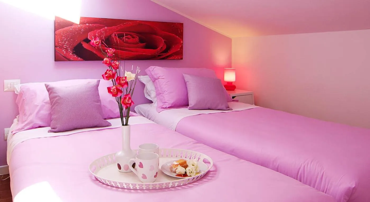 Bedroom, Bed in La Farina Apartments