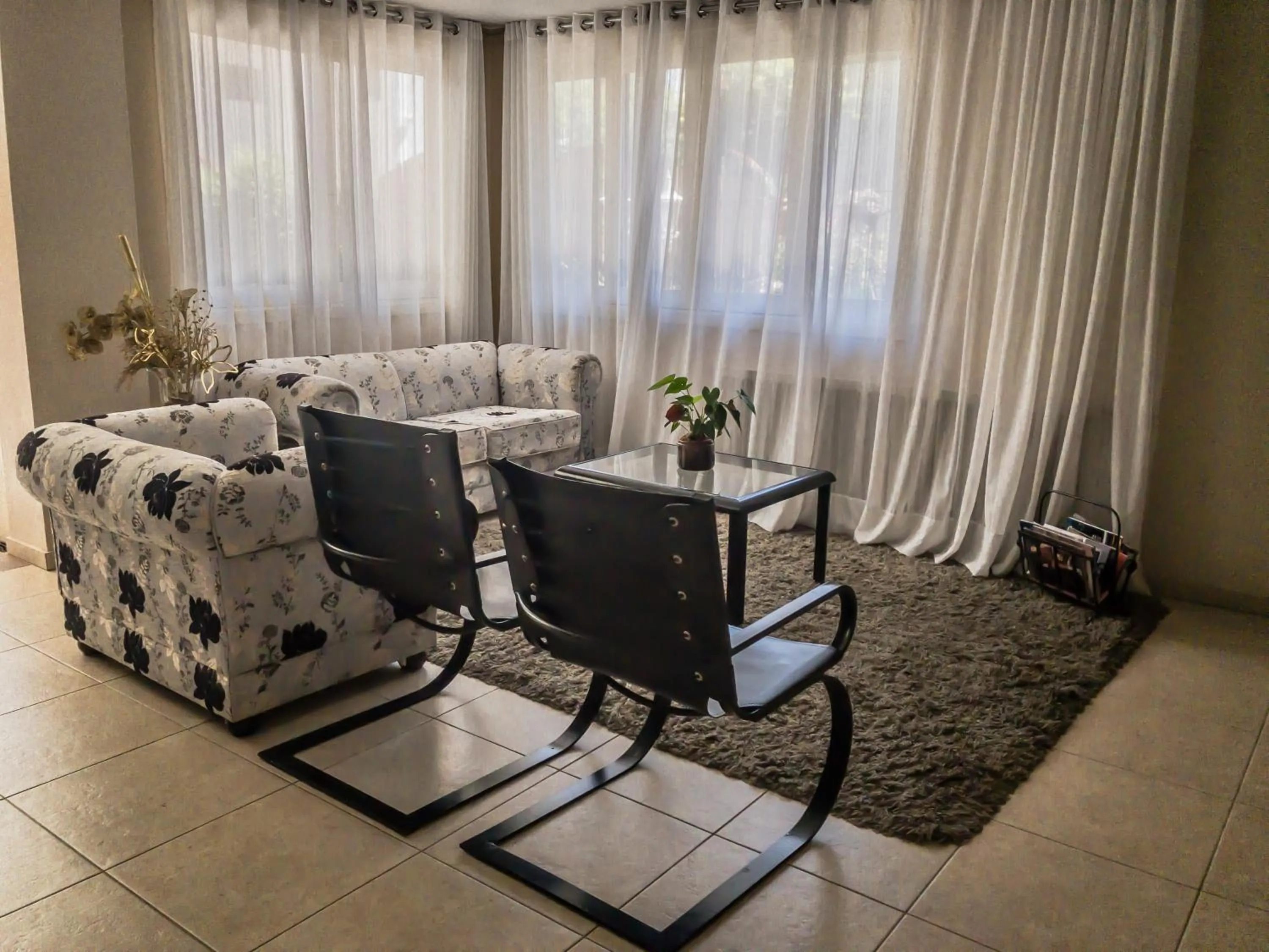 Living room in Pousada Serrana