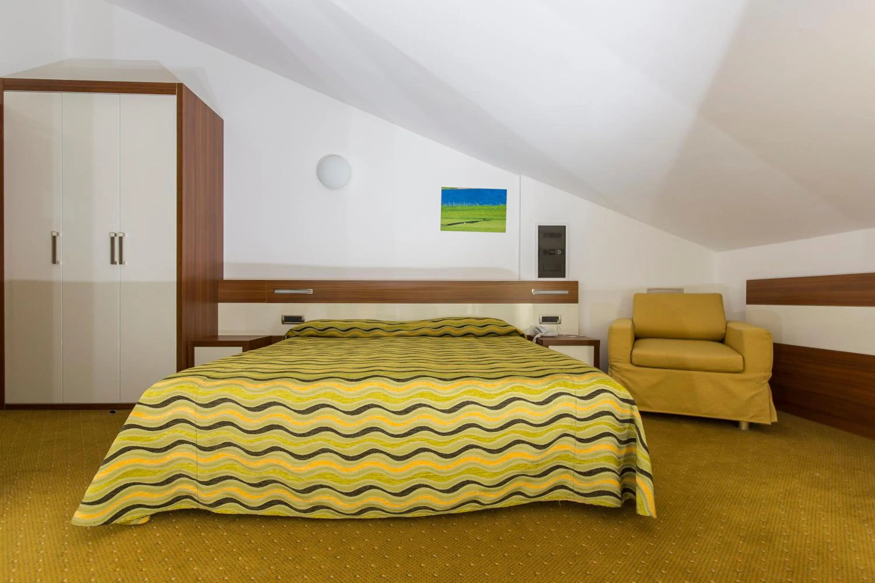 Bed in Hotel Maregolf