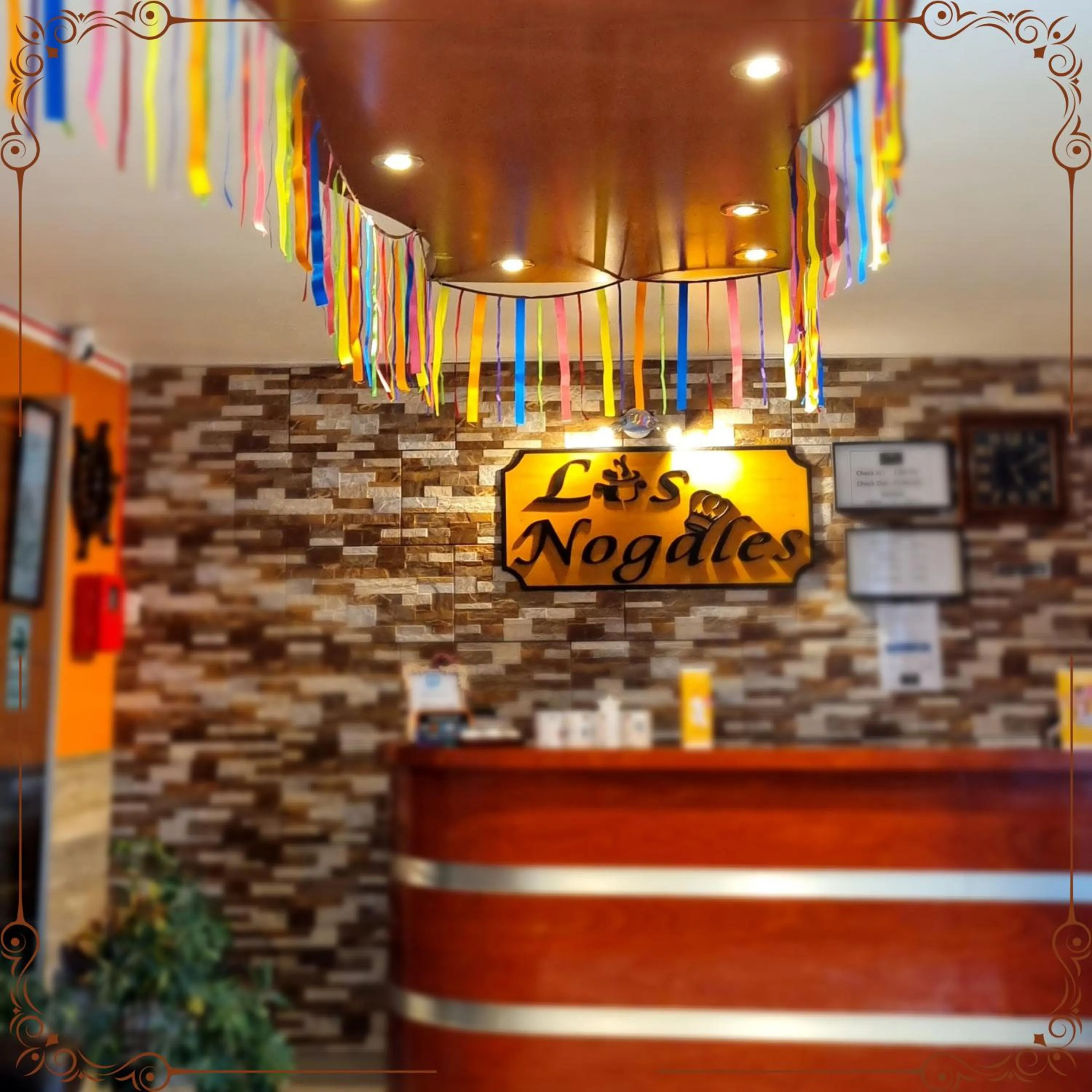 Lobby or reception in Hotel Los Nogales