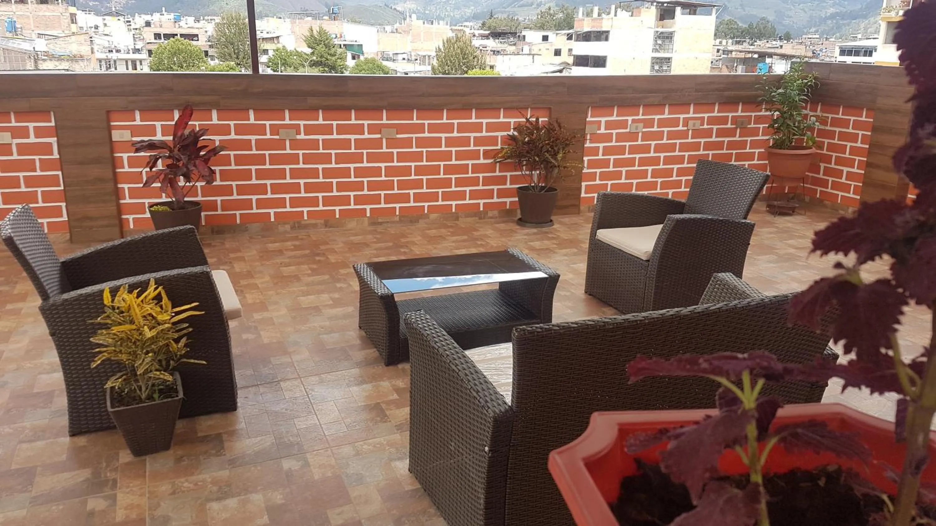 Seating area in Hotel Los Nogales