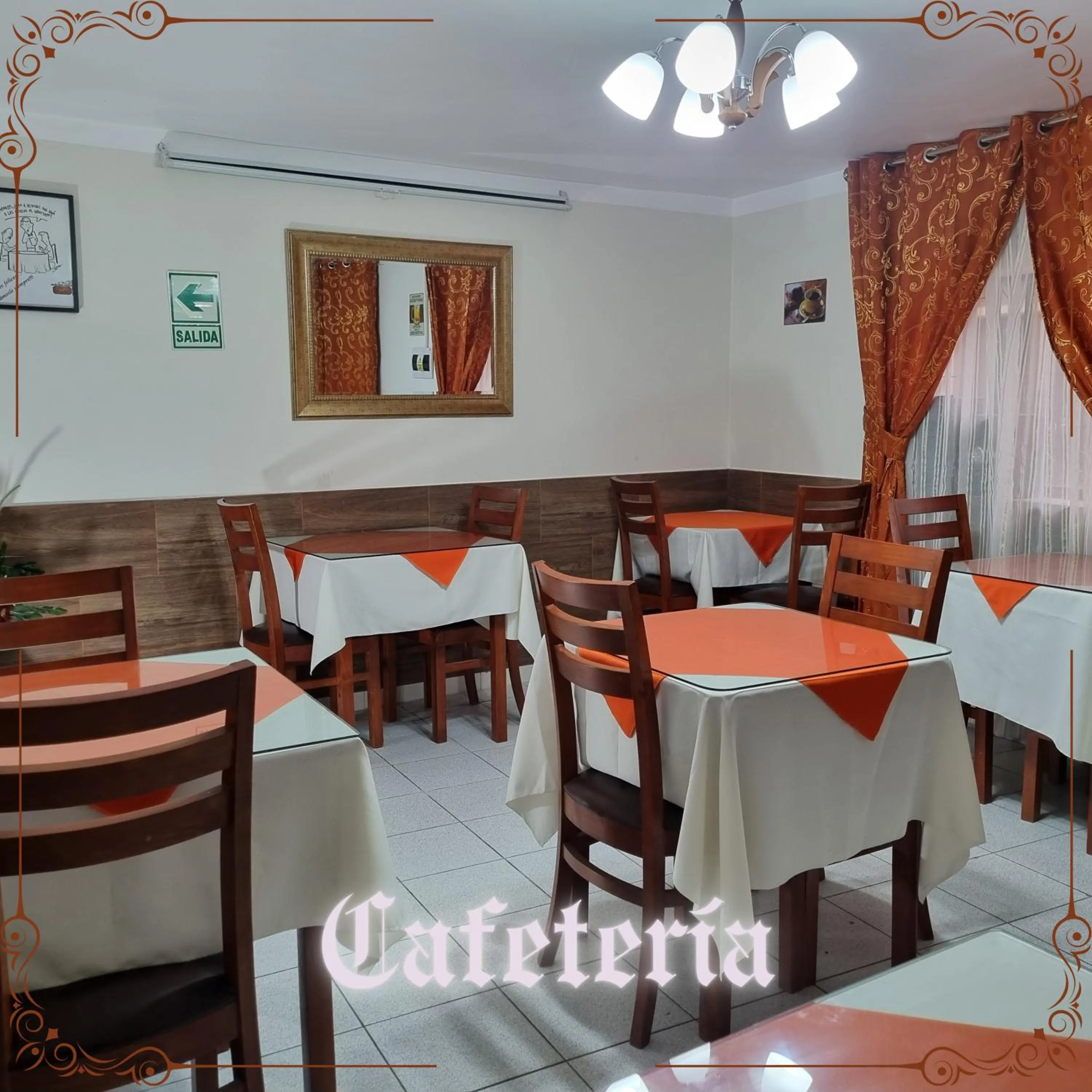 Restaurant/places to eat in Hotel Los Nogales