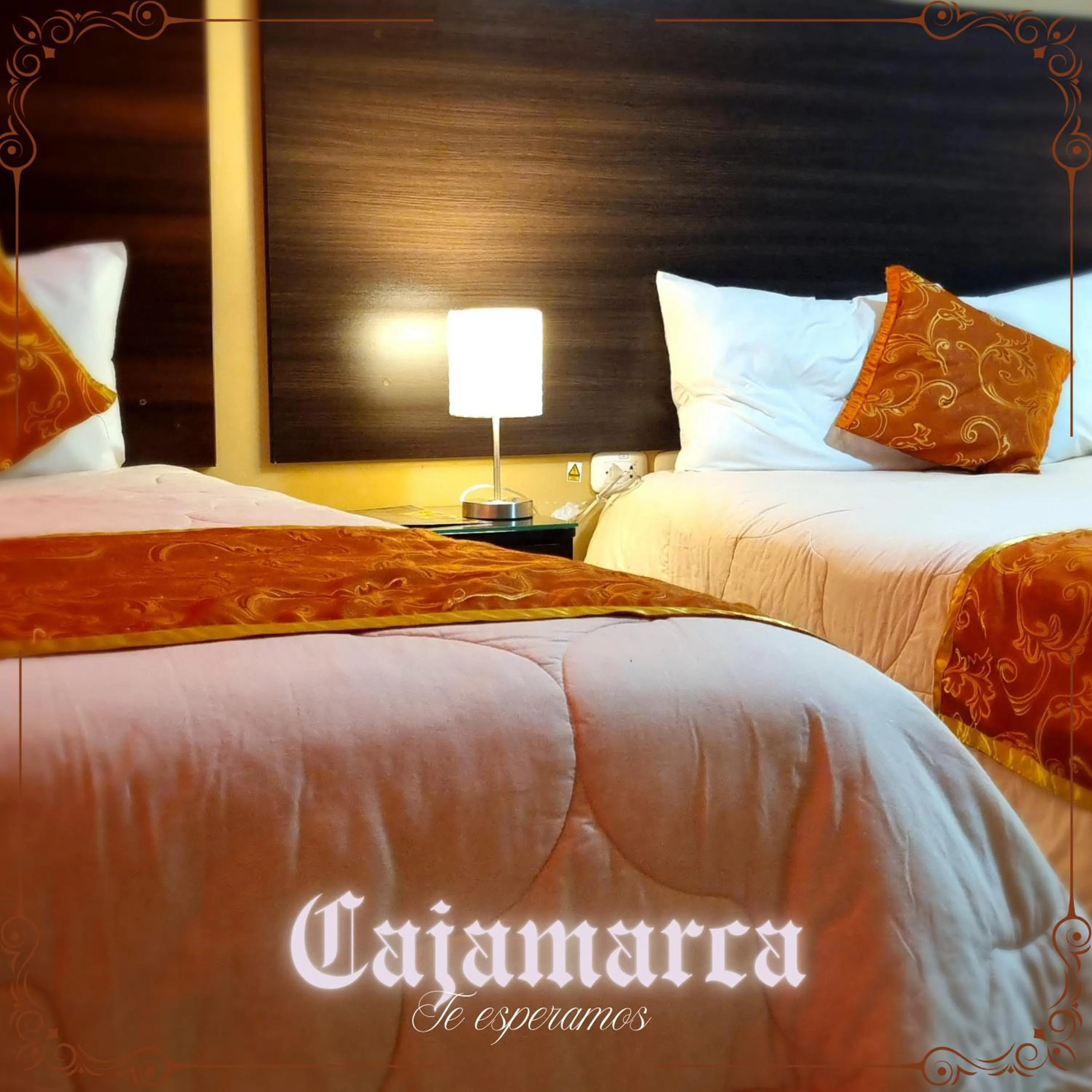 Bed in Hotel Los Nogales