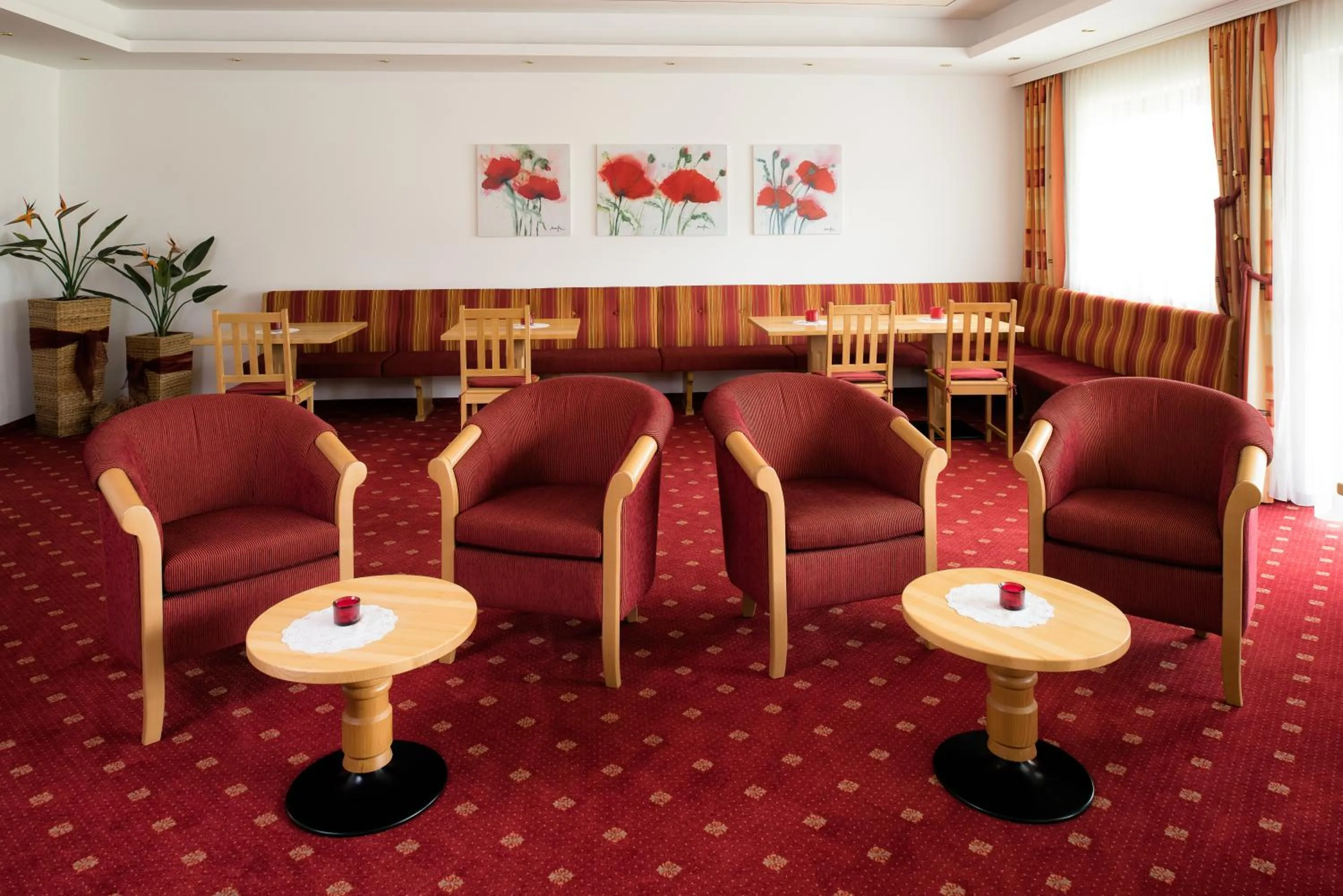 Seating area in Hotel Forer