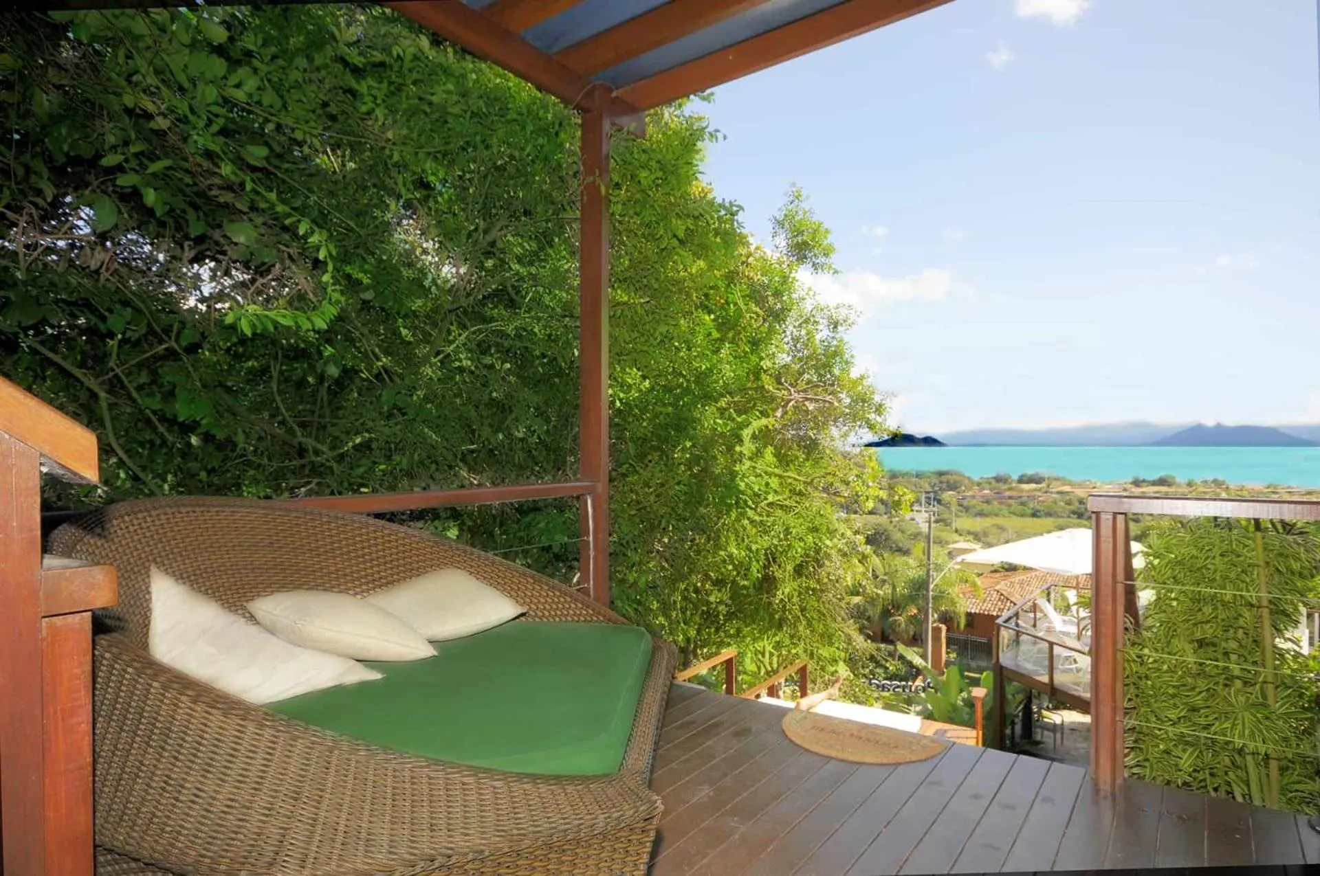 Patio in Pousada Pelicano