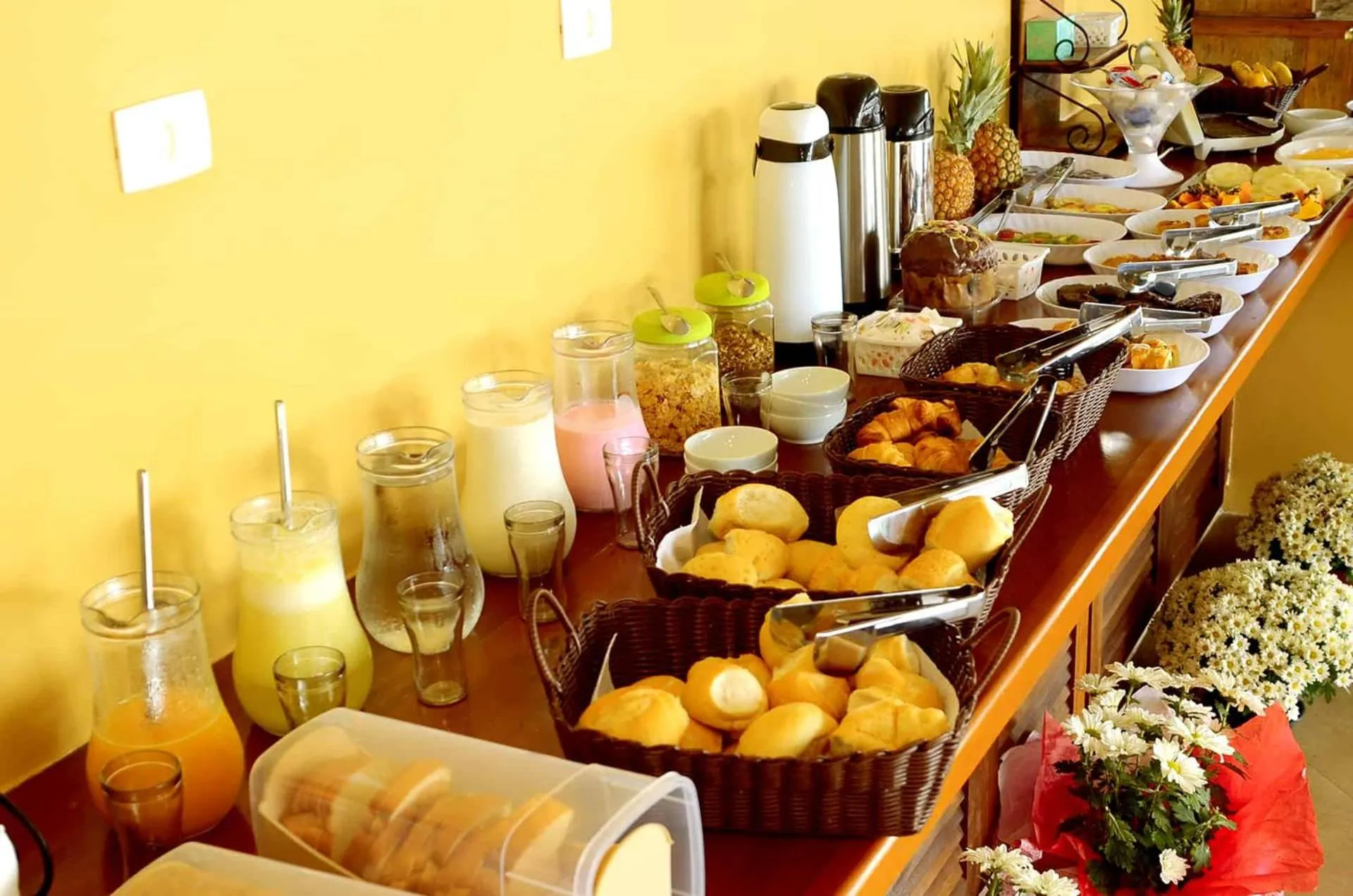 Food and drinks in Pousada Pelicano