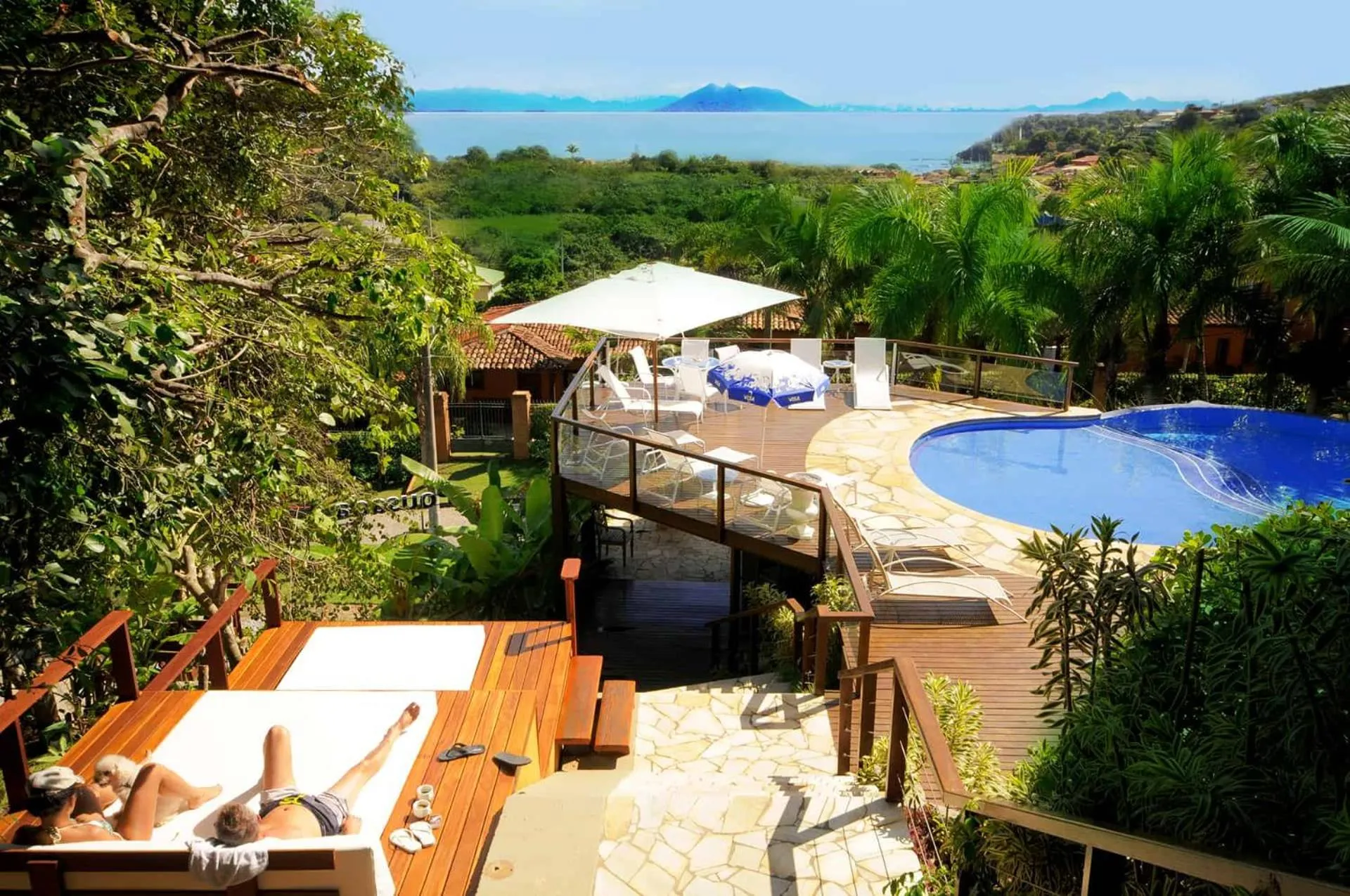 Bird's eye view in Pousada Pelicano