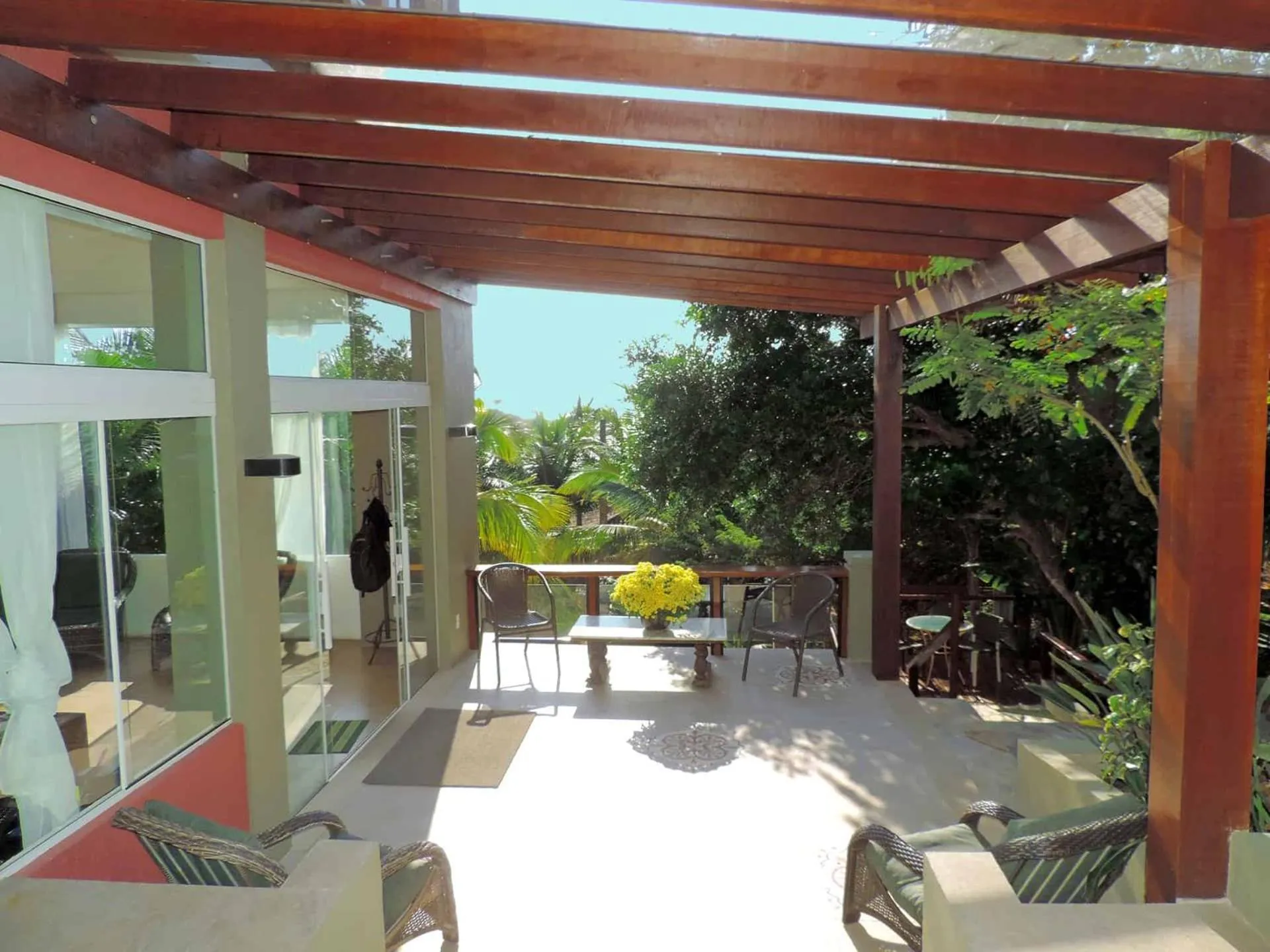 Patio in Pousada Pelicano