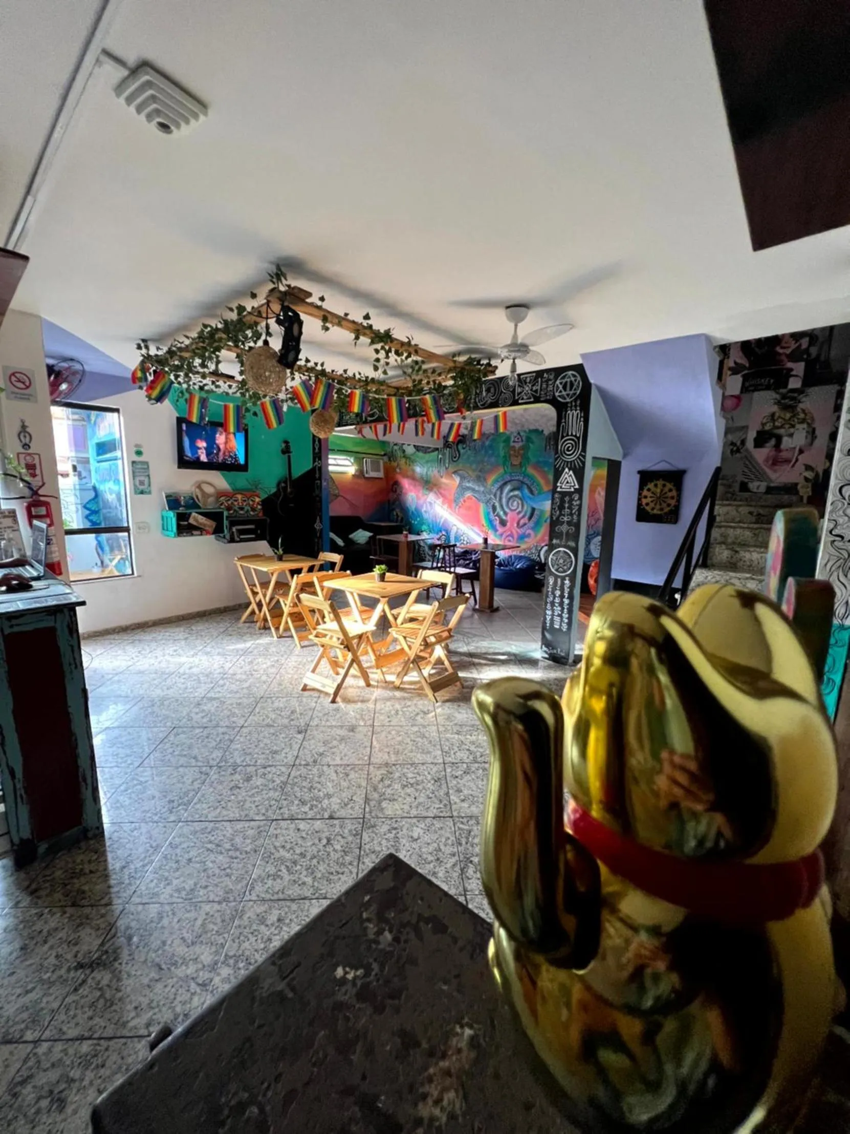 Living room in Chamos Hostel Cultural