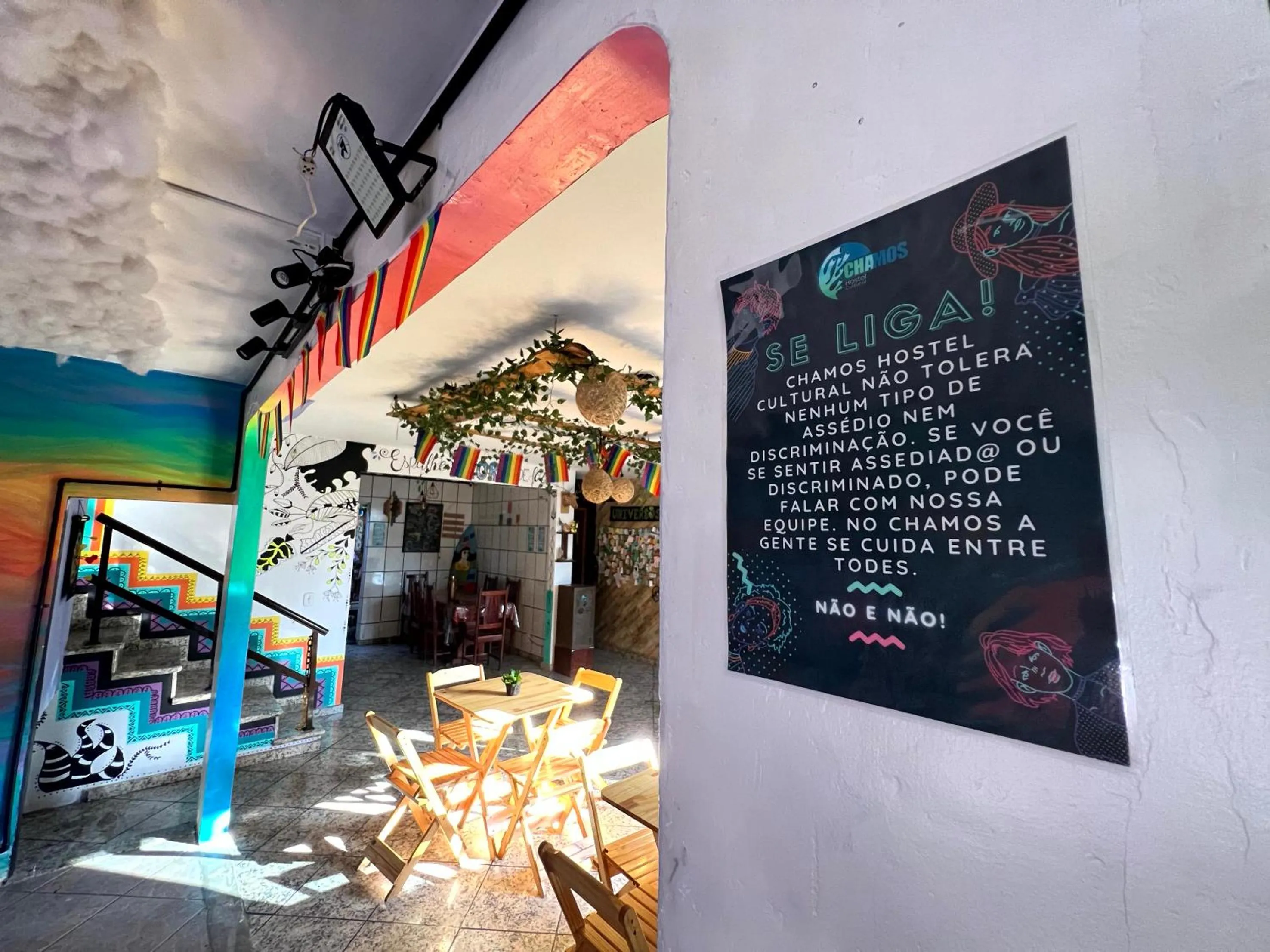 Area and facilities in Chamos Hostel Cultural