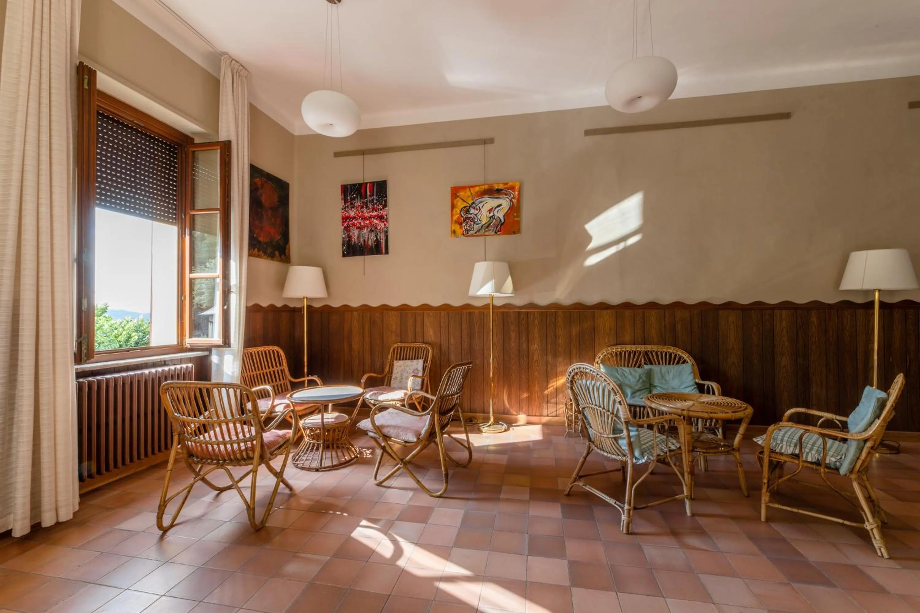 Living room in Villa Santa Margherita - Albergo