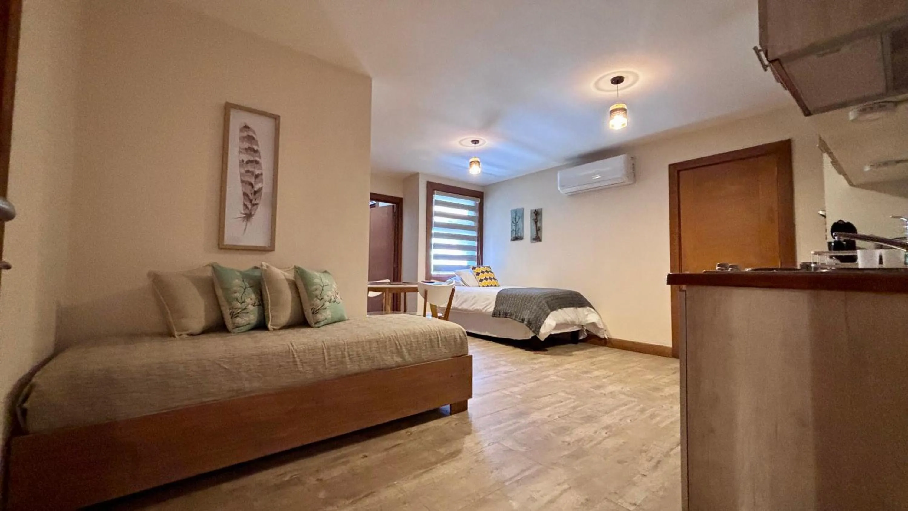 Bed in Entre Cumbres Apart Hotel