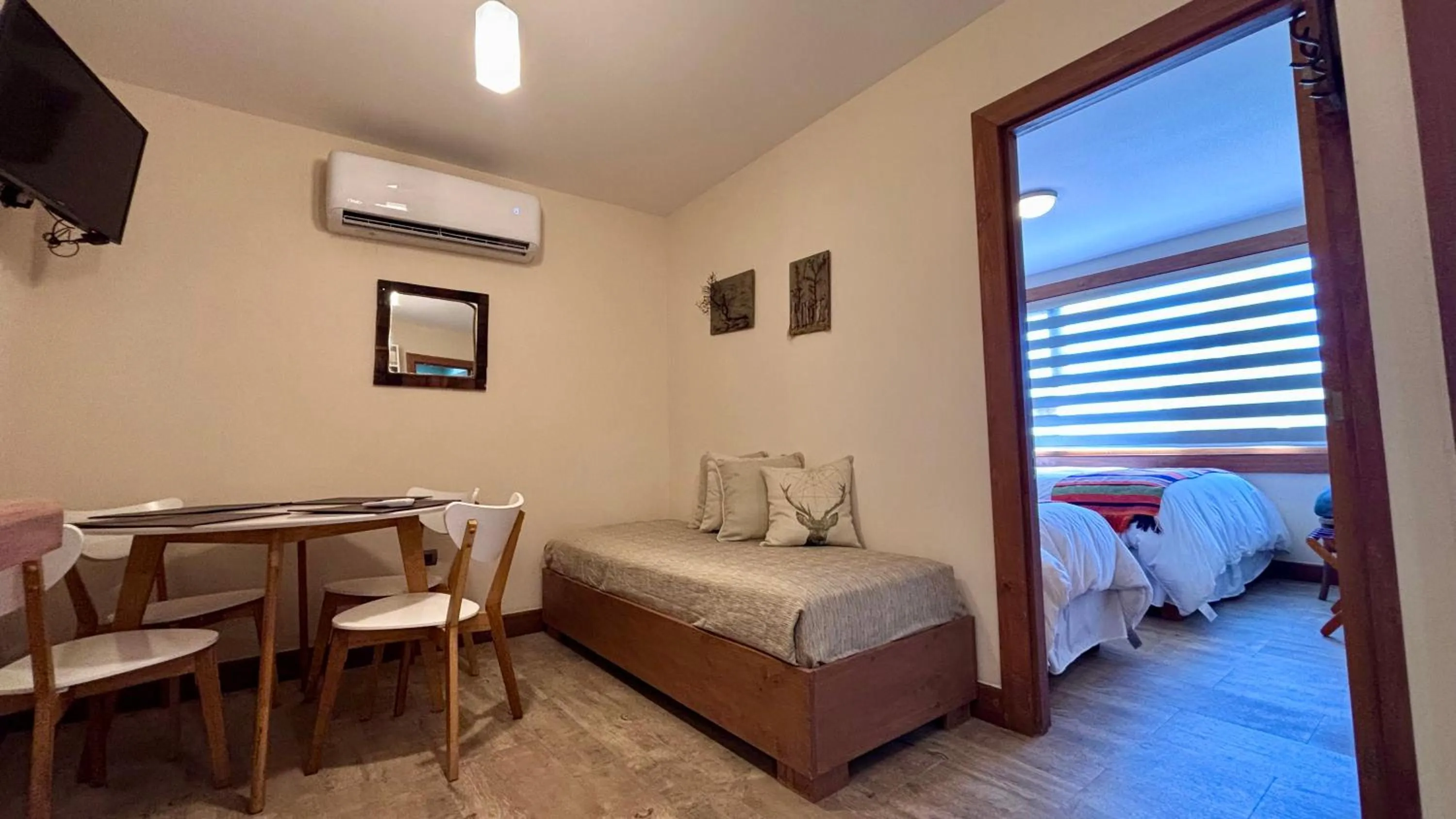 Bed in Entre Cumbres Apart Hotel