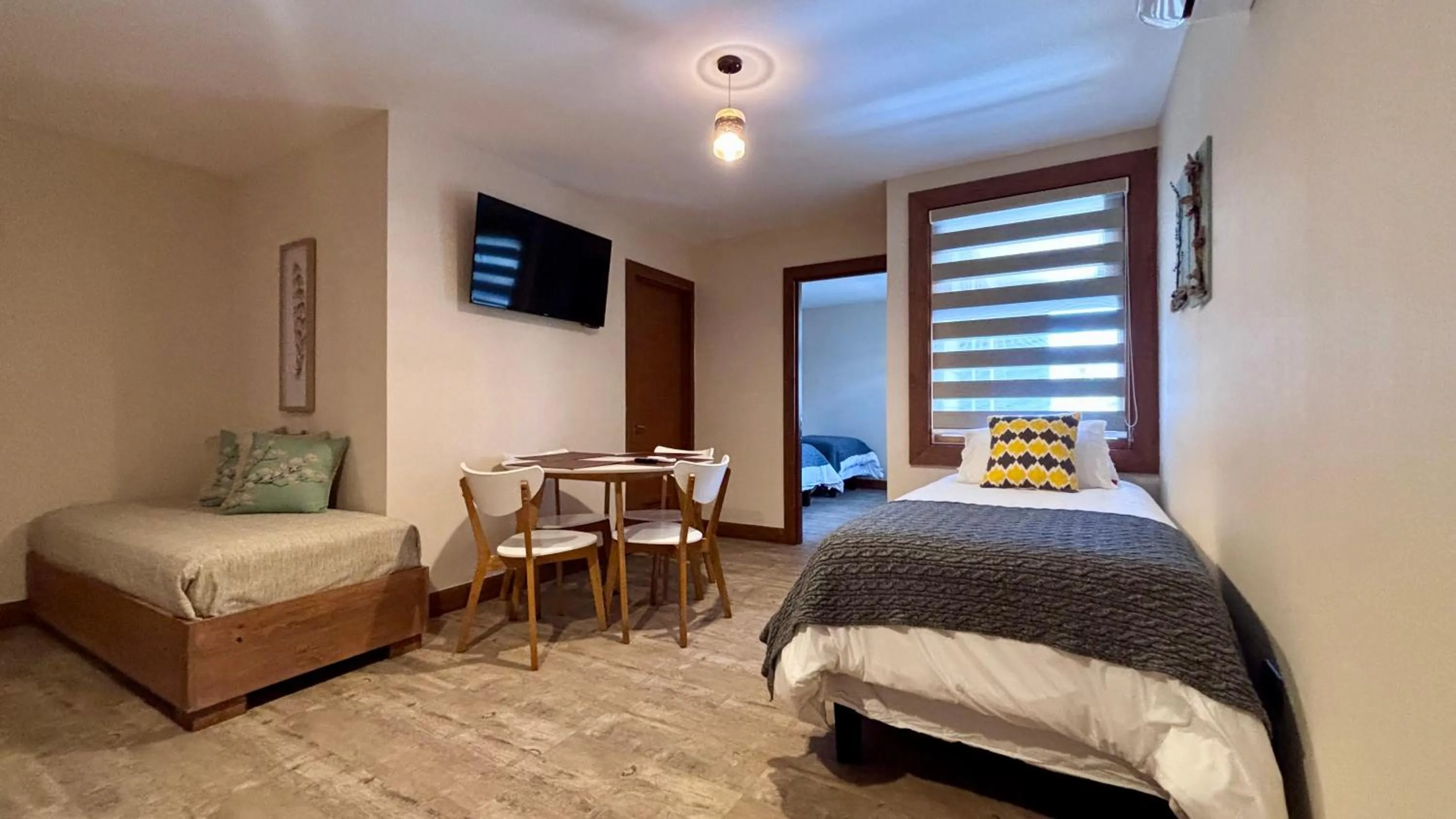 Bed in Entre Cumbres Apart Hotel