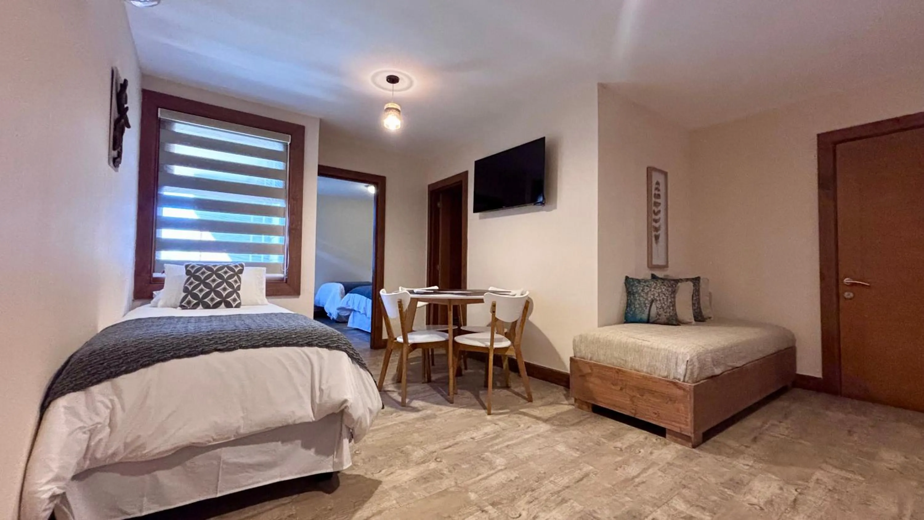 Bed in Entre Cumbres Apart Hotel