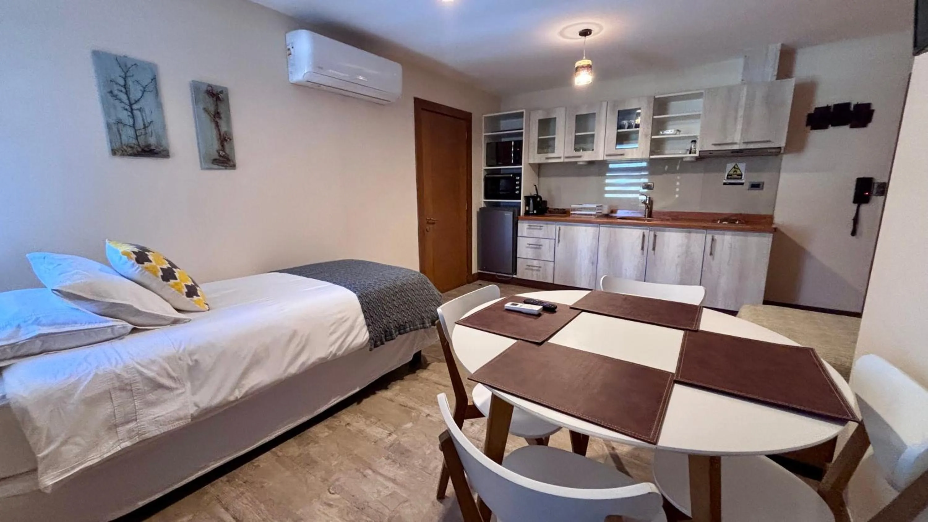 Bed in Entre Cumbres Apart Hotel