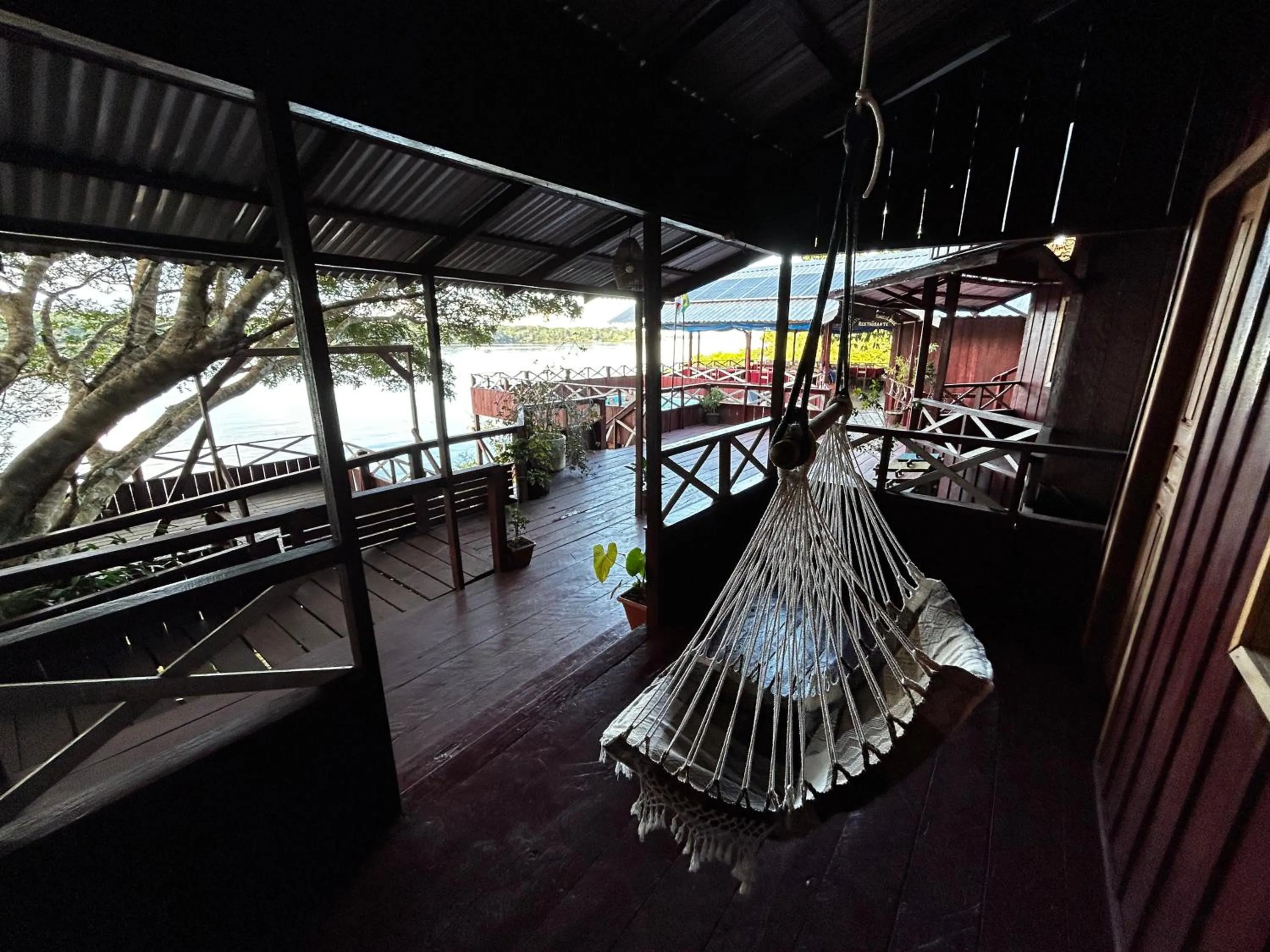 Patio in Vista do Lago Jungle Lodge