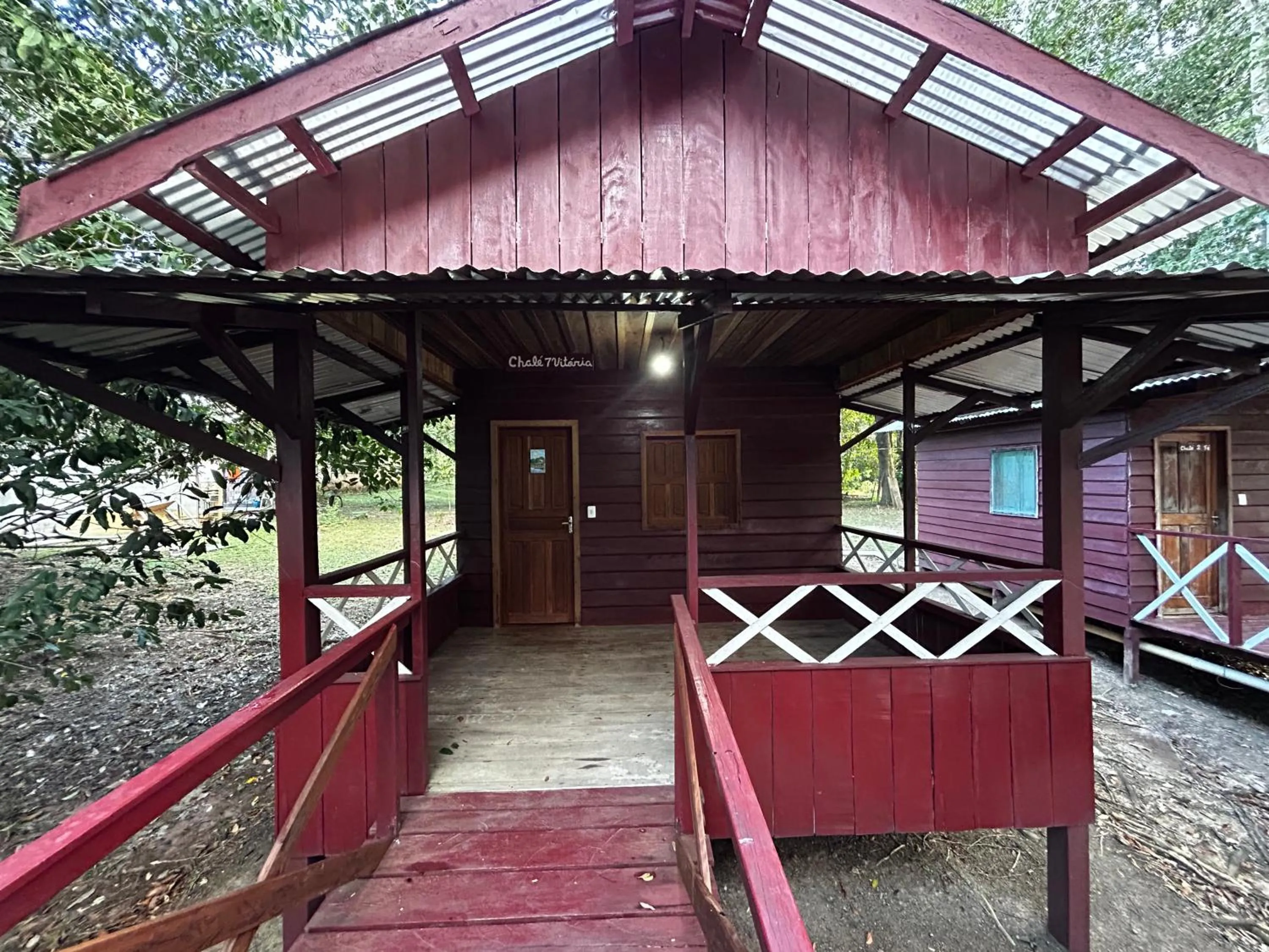 Patio in Vista do Lago Jungle Lodge