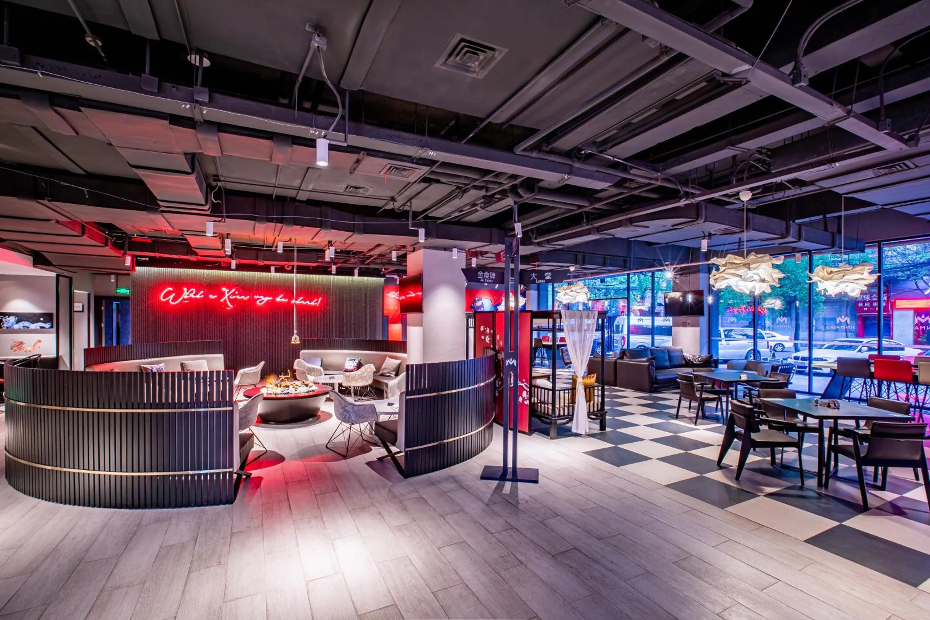 Lobby or reception in Jinmao Hotel Xi'an Downtown ( Bell & Drum Tower)