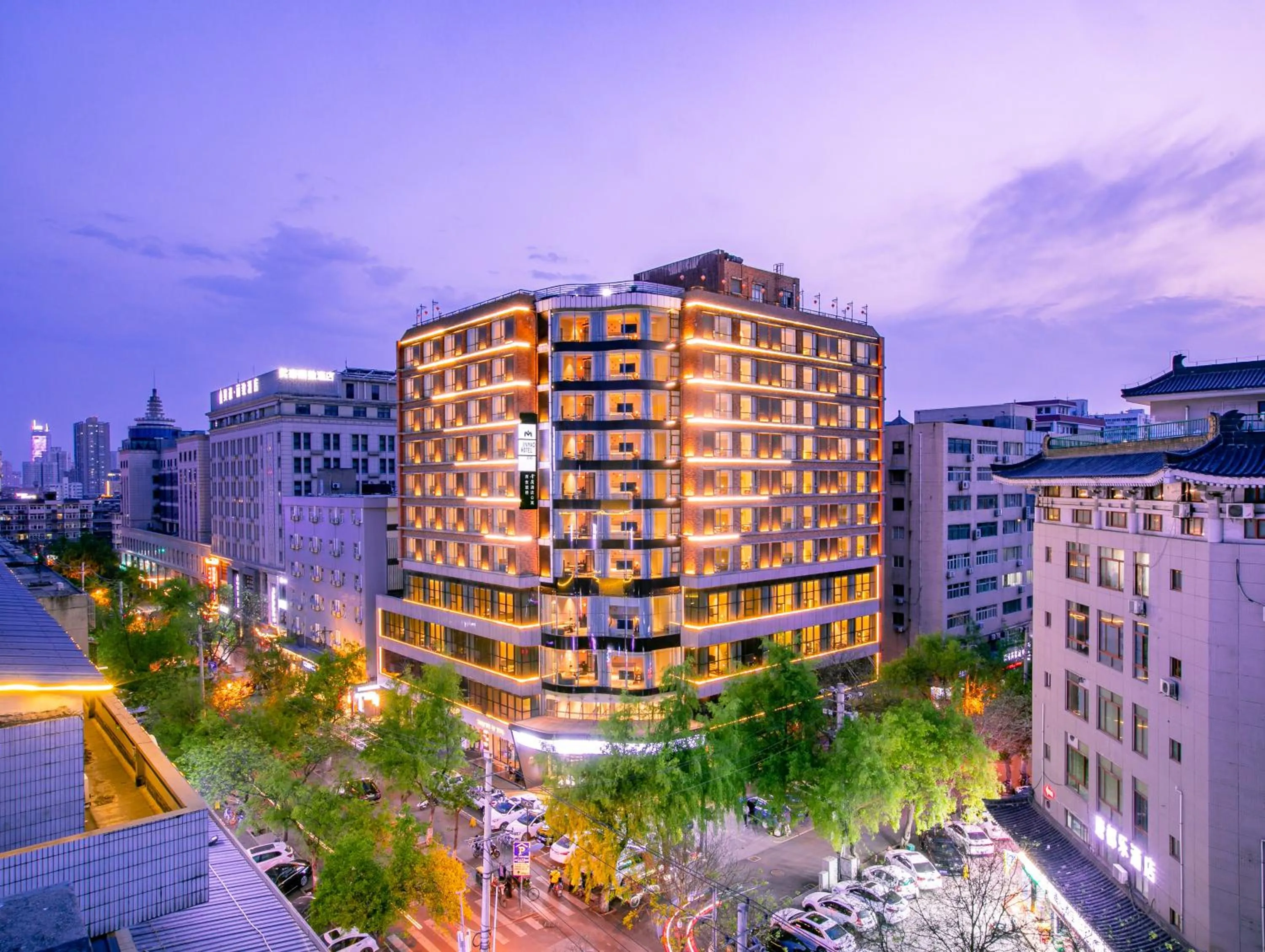 Property building in Jinmao Hotel Xi'an Downtown ( Bell & Drum Tower)