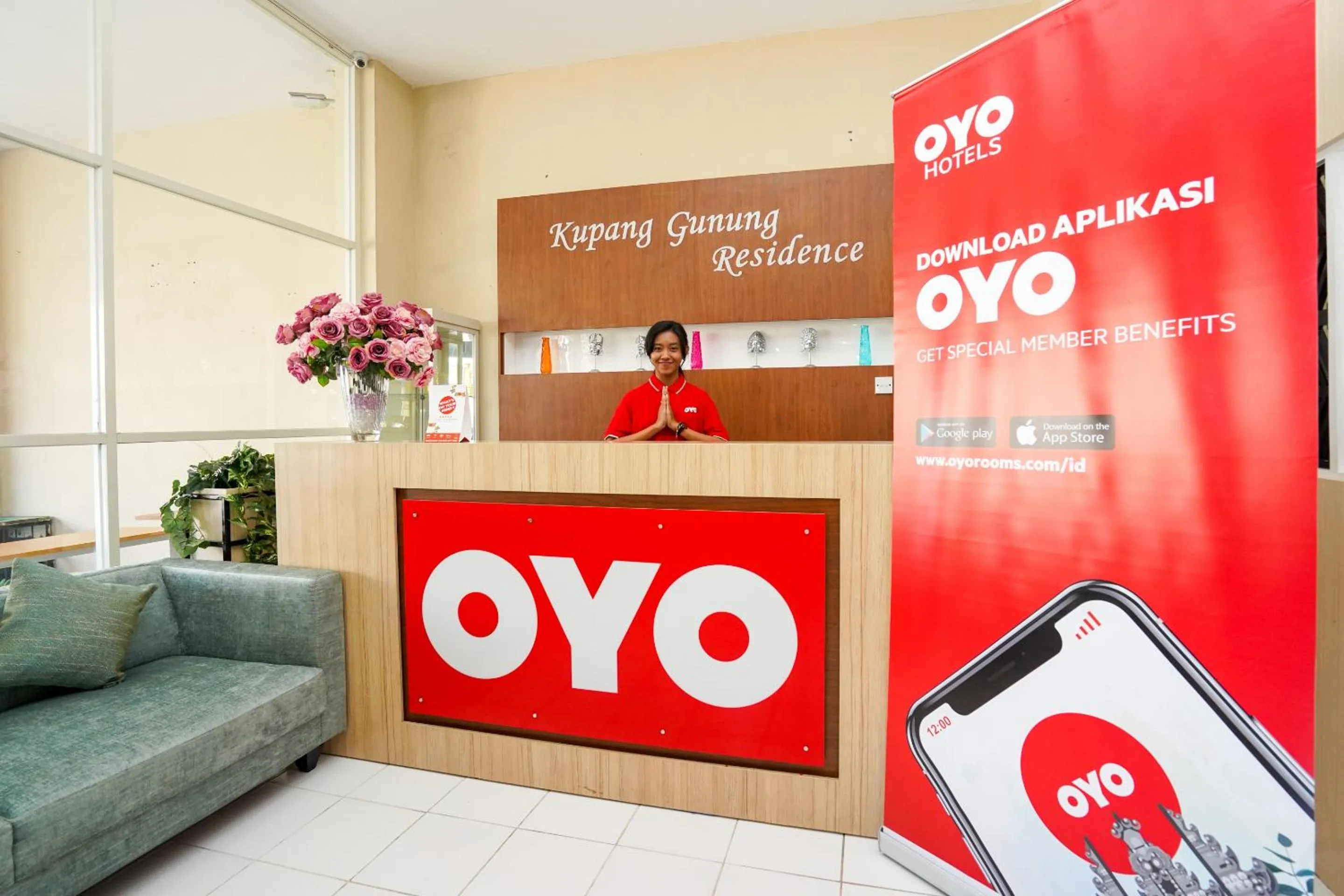 Lobby or reception in Hotel O Surabaya near Surabaya Town Square formerly Kupang Gunung Residence