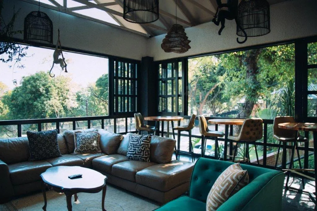 Communal lounge/ TV room in The Bohemian Guesthouse