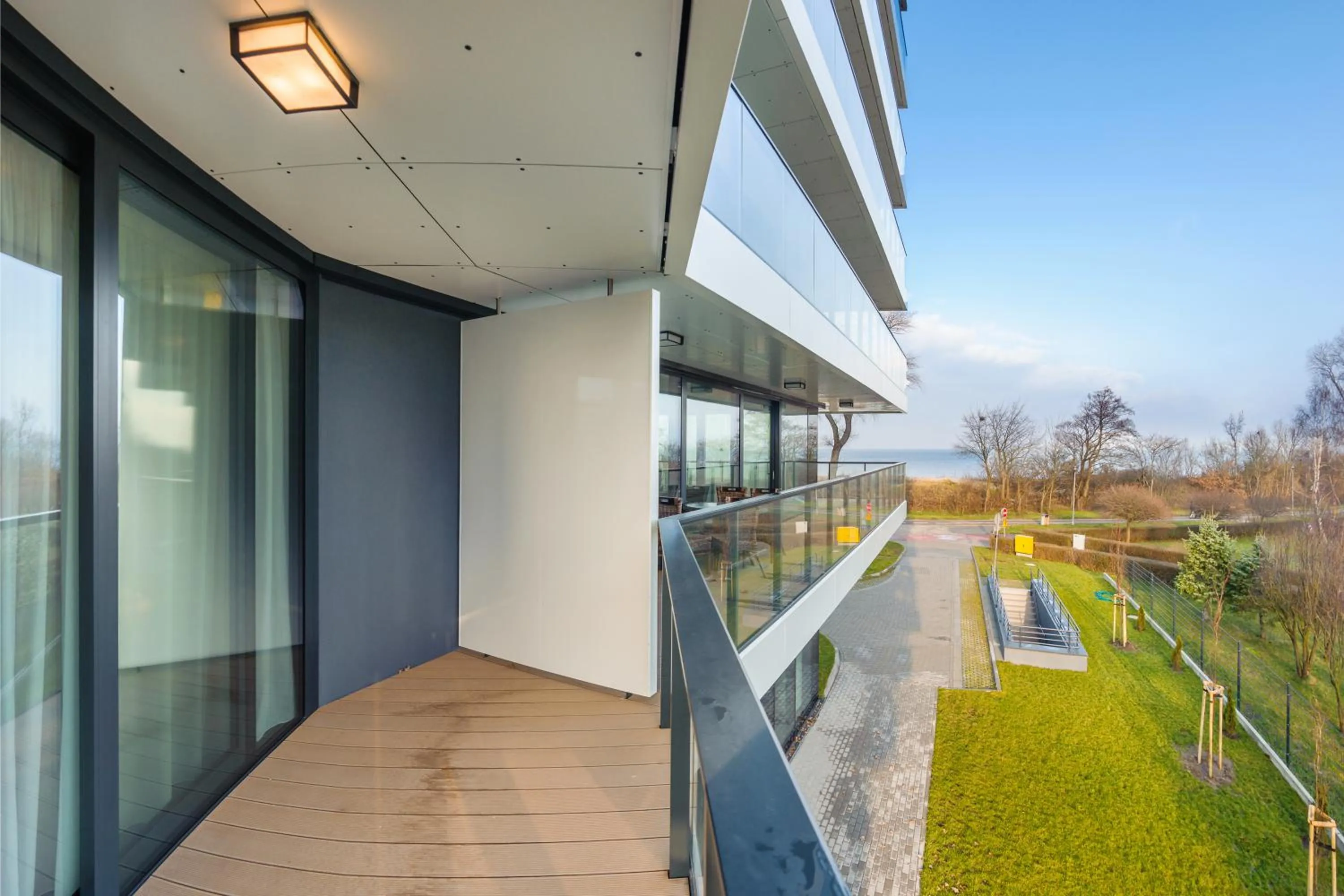 Balcony/Terrace in Seaside Kołobrzeg, Sun & Snow