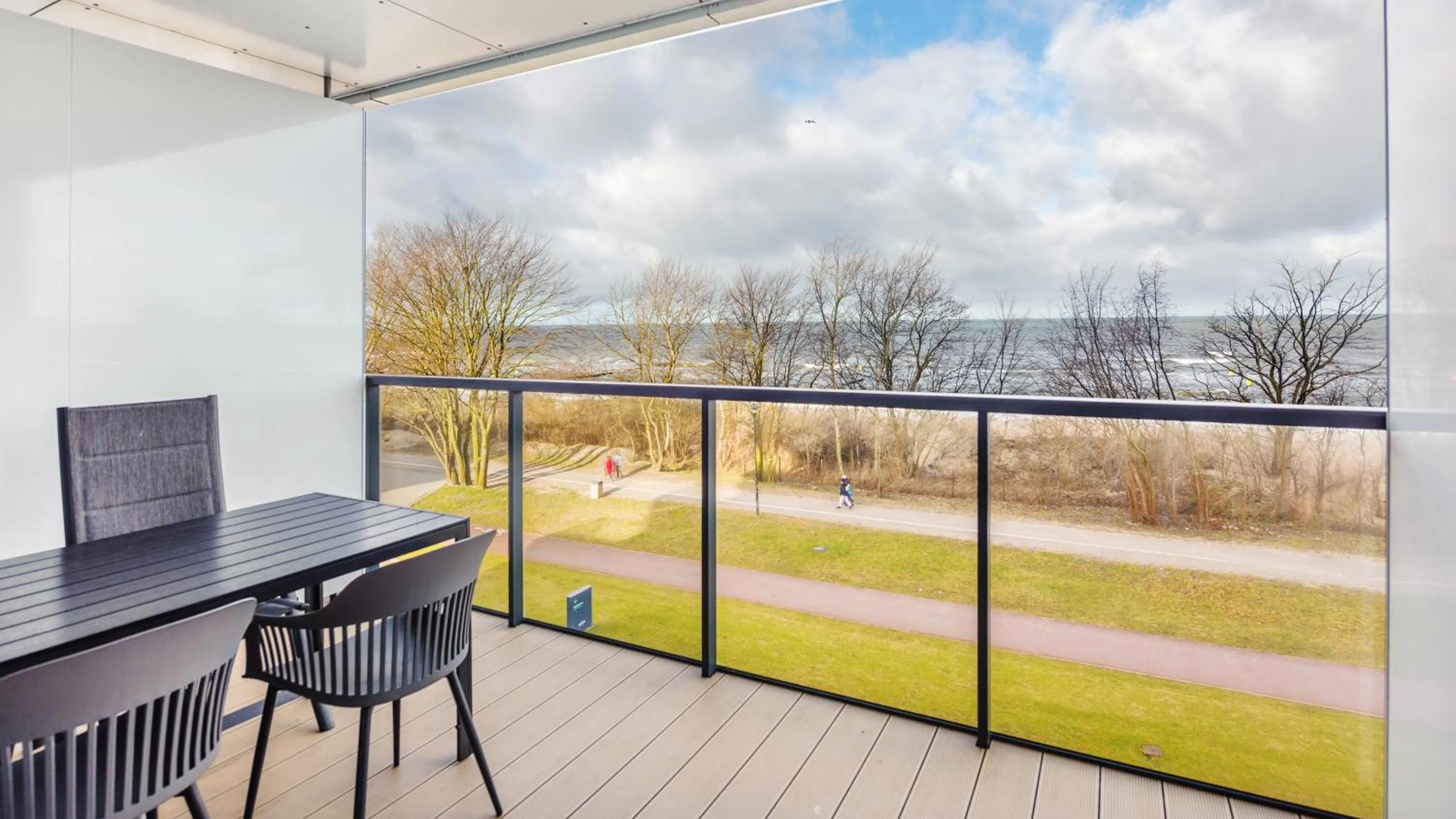 Balcony/Terrace in Seaside Kołobrzeg, Sun & Snow