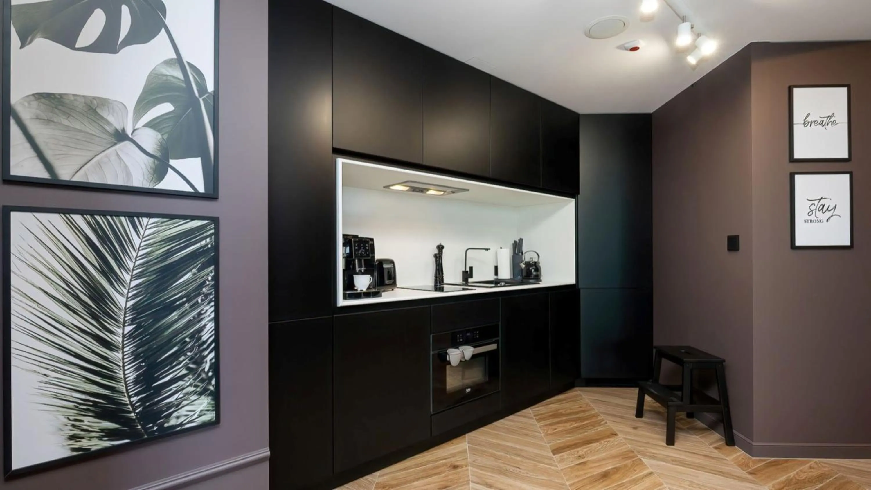 Kitchen or kitchenette in Seaside Kołobrzeg, Sun & Snow