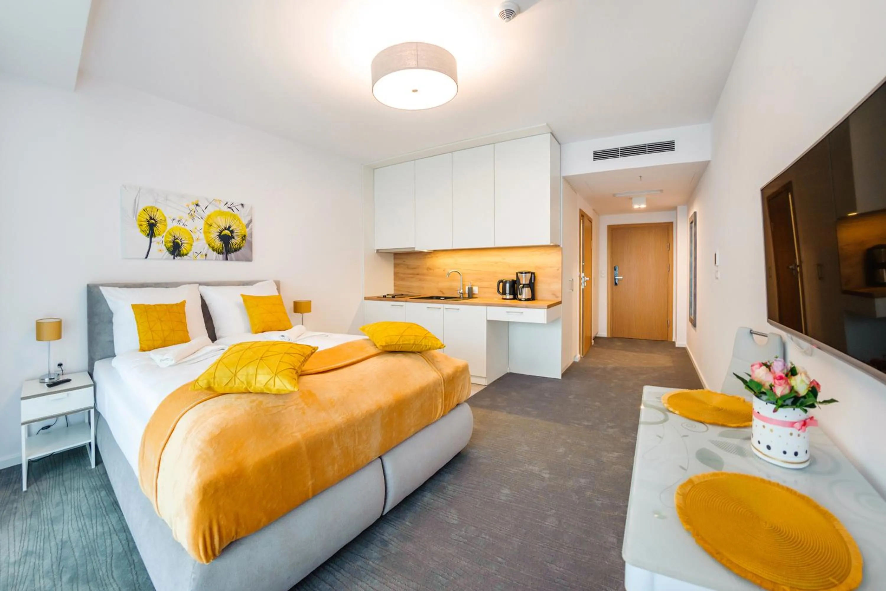 Bed in Seaside Kołobrzeg, Sun & Snow