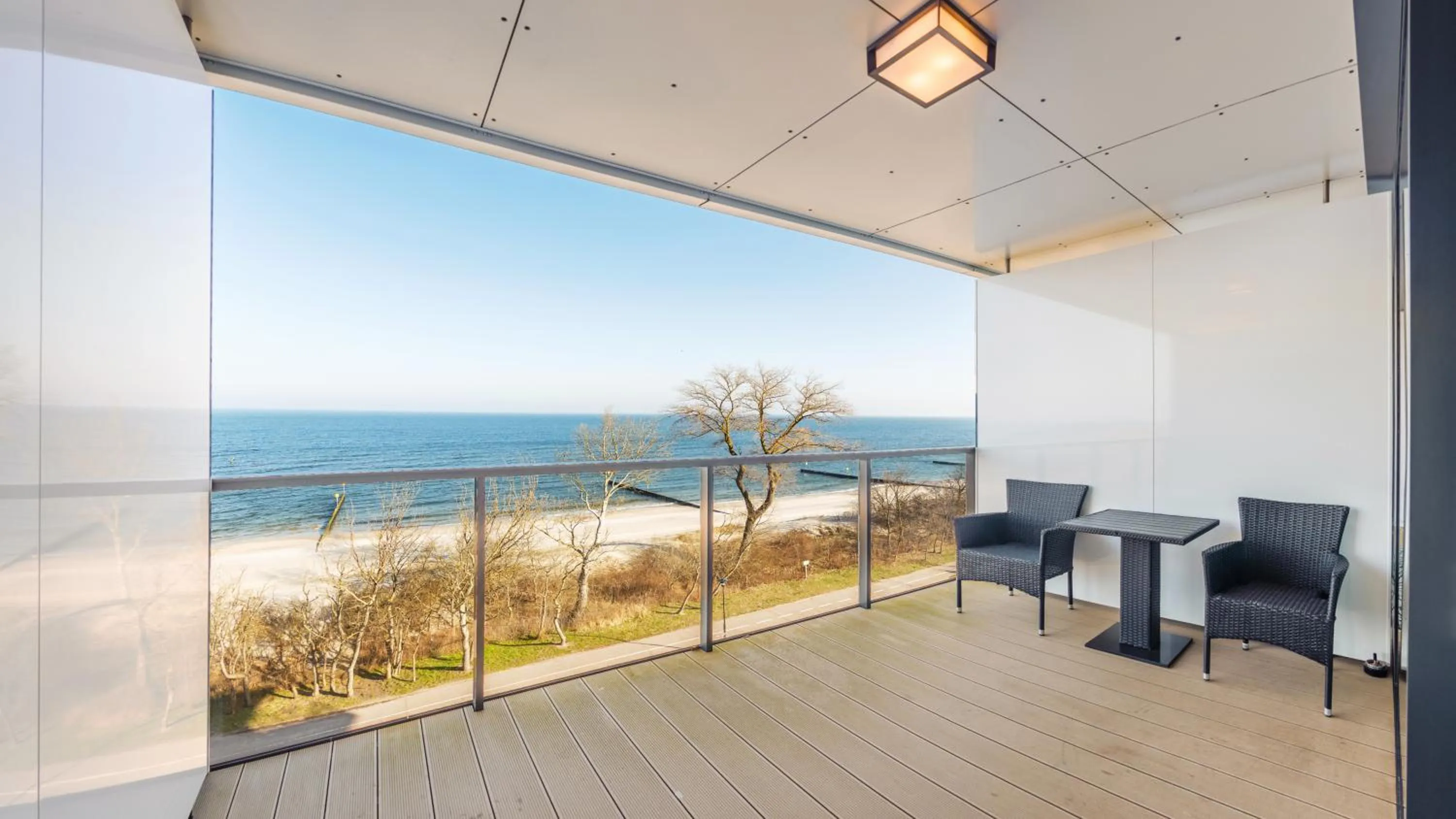 Balcony/Terrace in Seaside Kołobrzeg, Sun & Snow