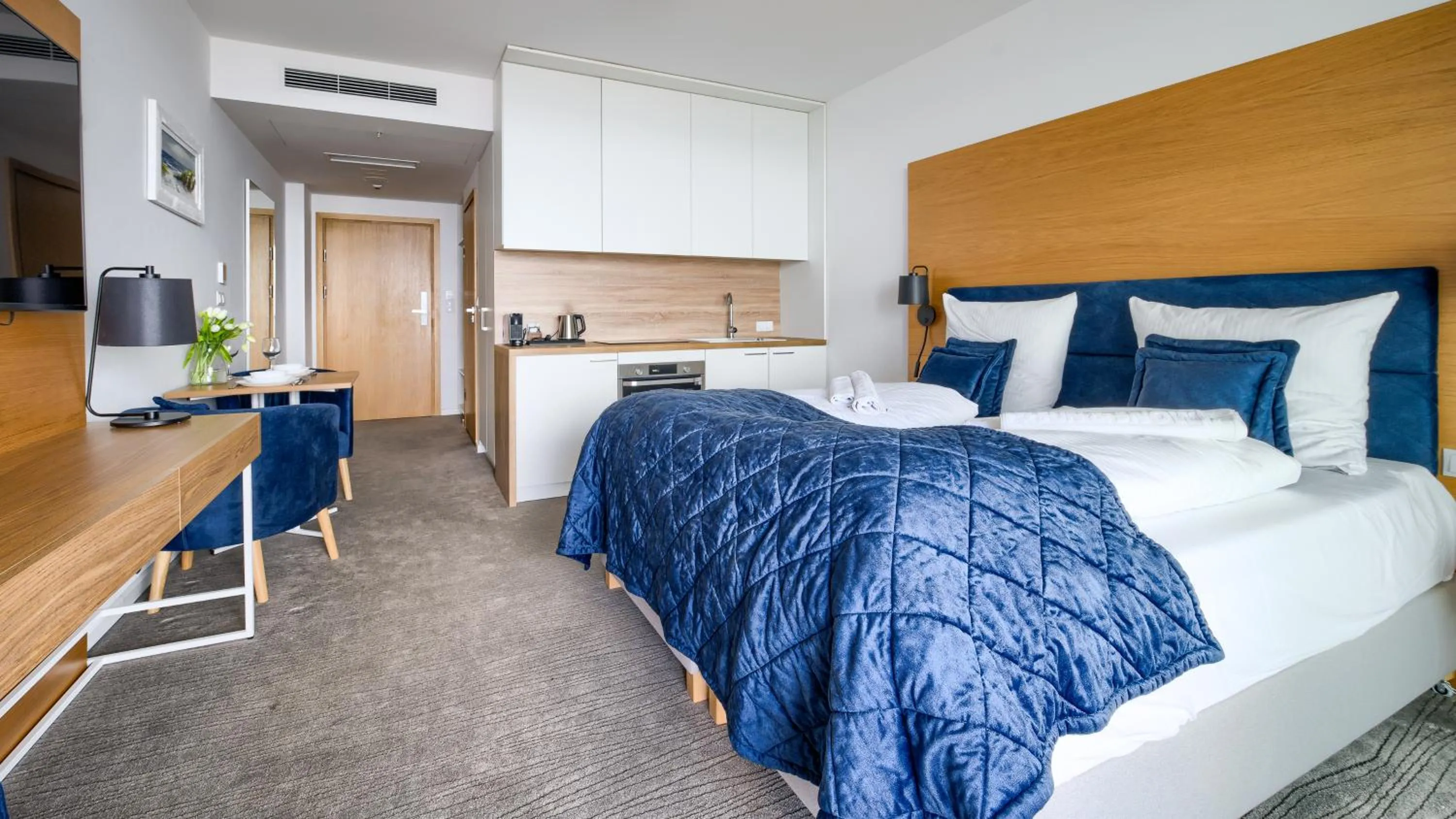 Bed in Seaside Kołobrzeg, Sun & Snow