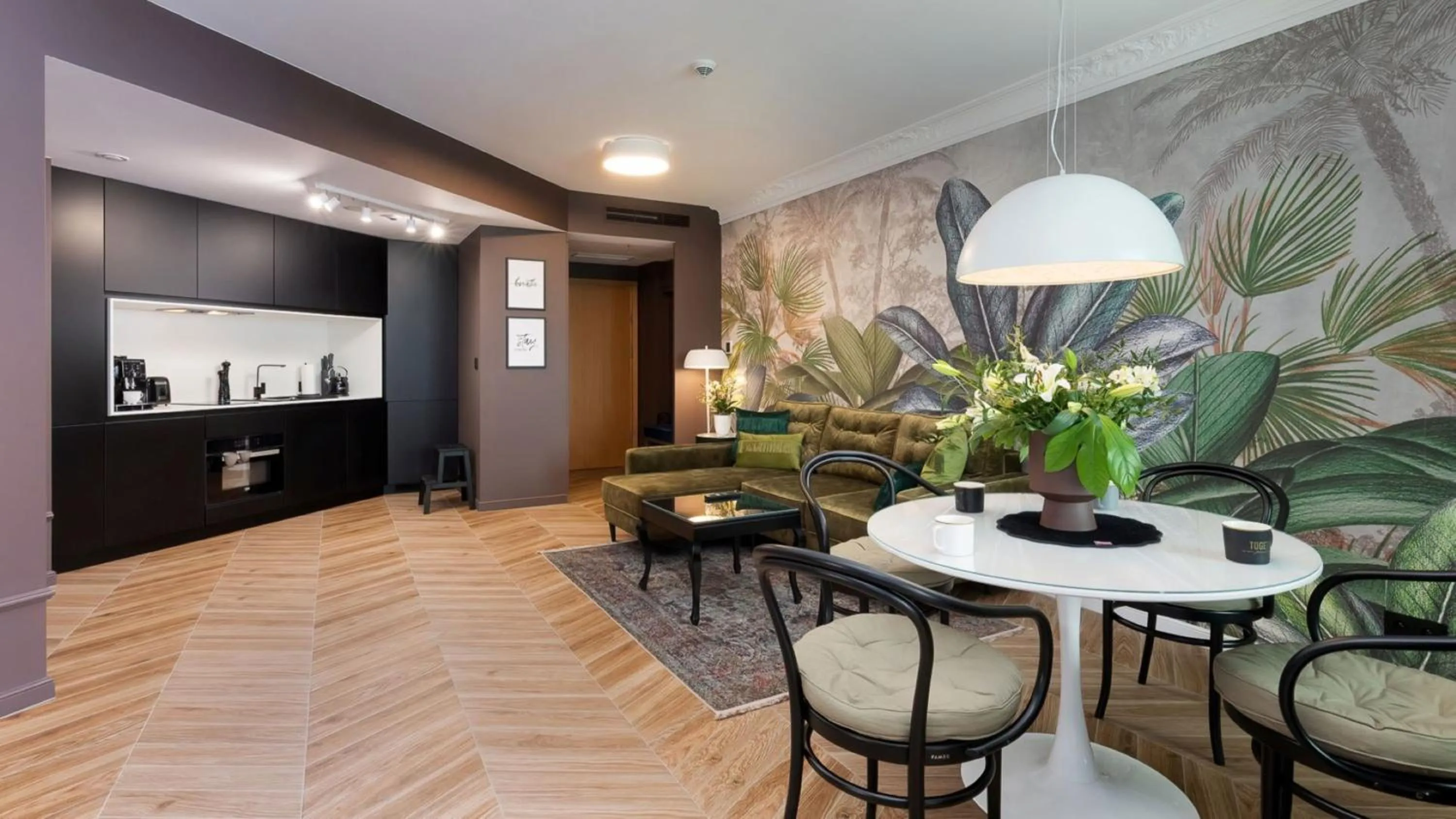 Kitchen or kitchenette in Seaside Kołobrzeg, Sun & Snow