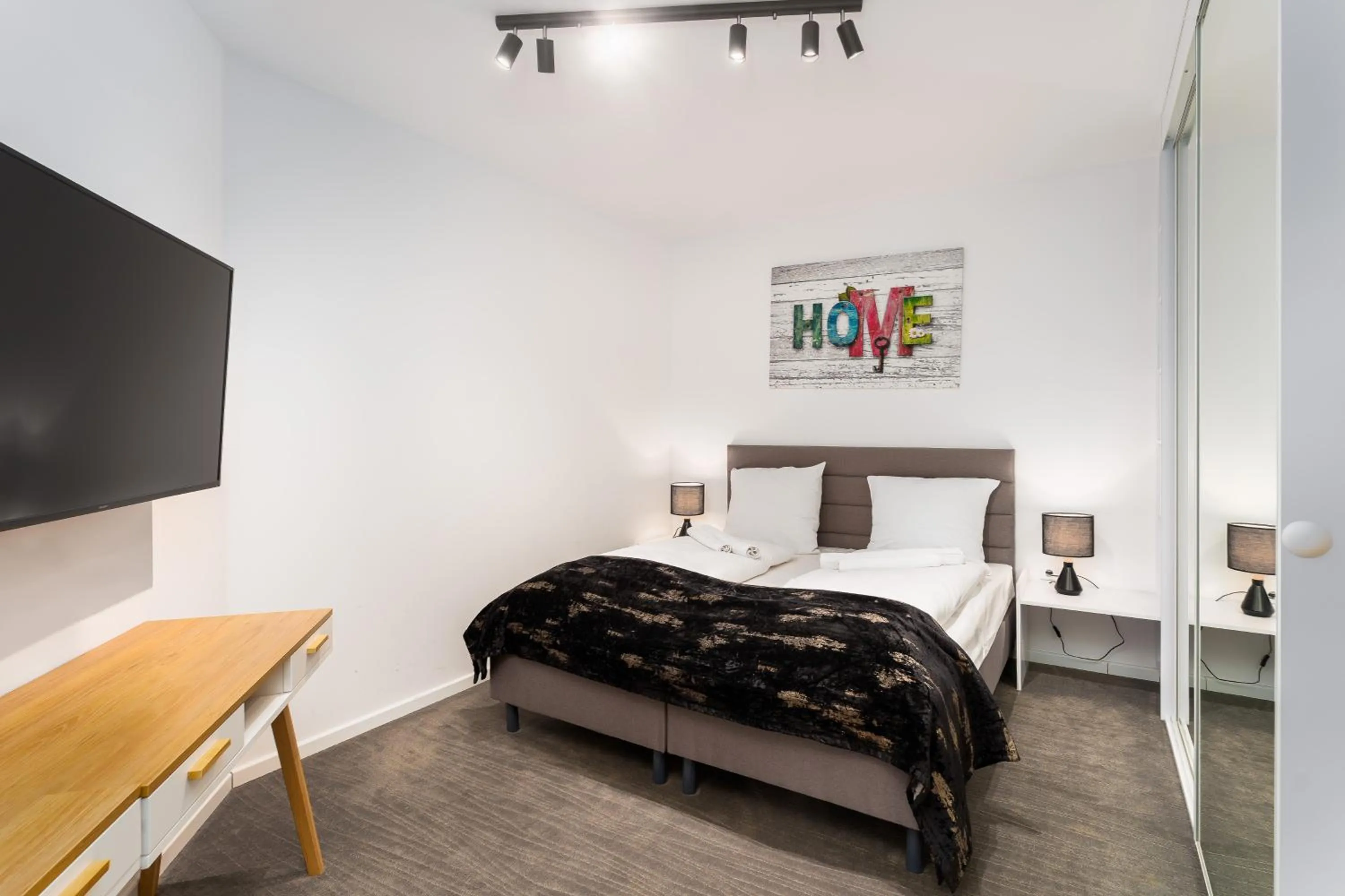 Bed in Seaside Kołobrzeg, Sun & Snow