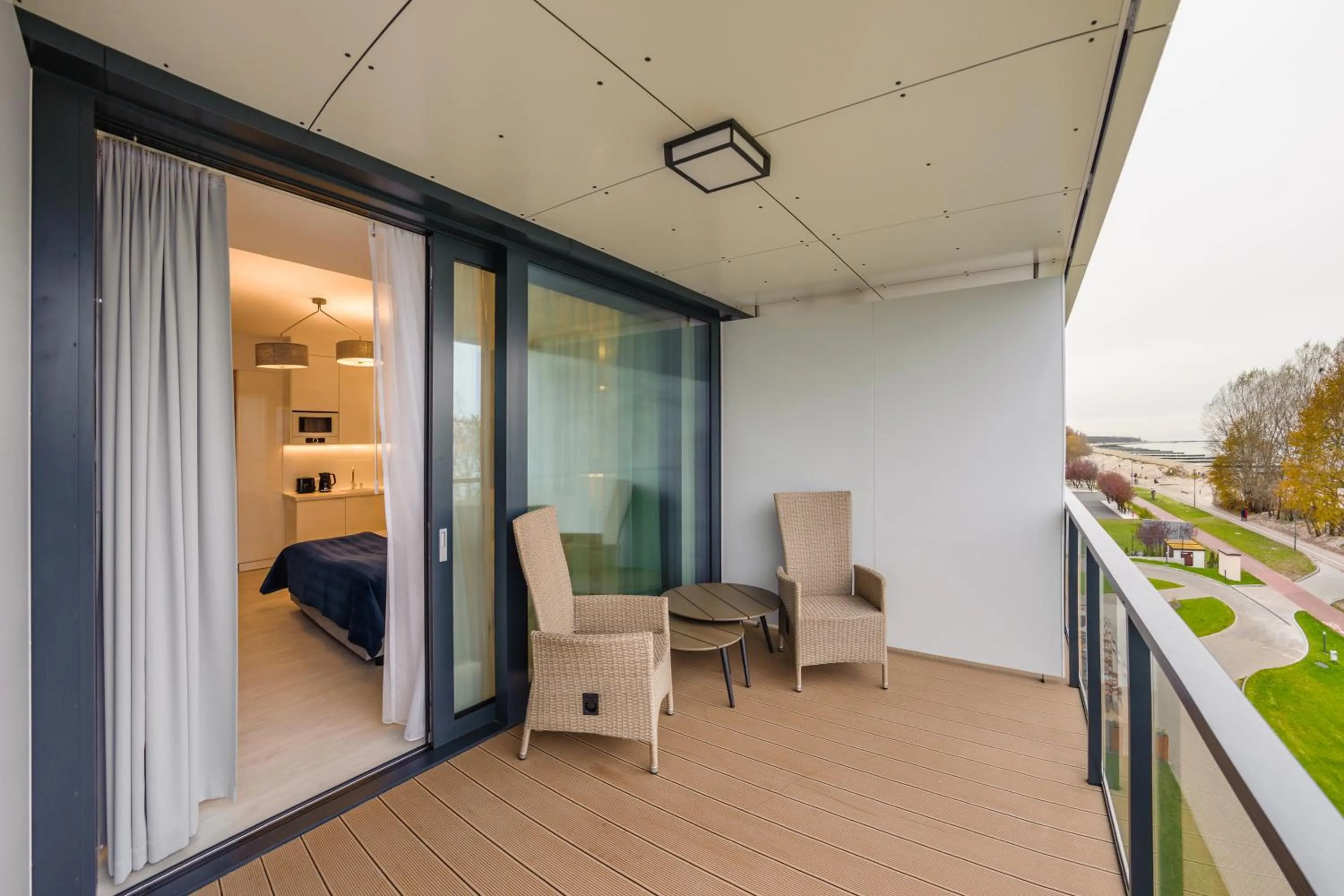 Balcony/Terrace in Seaside Kołobrzeg, Sun & Snow