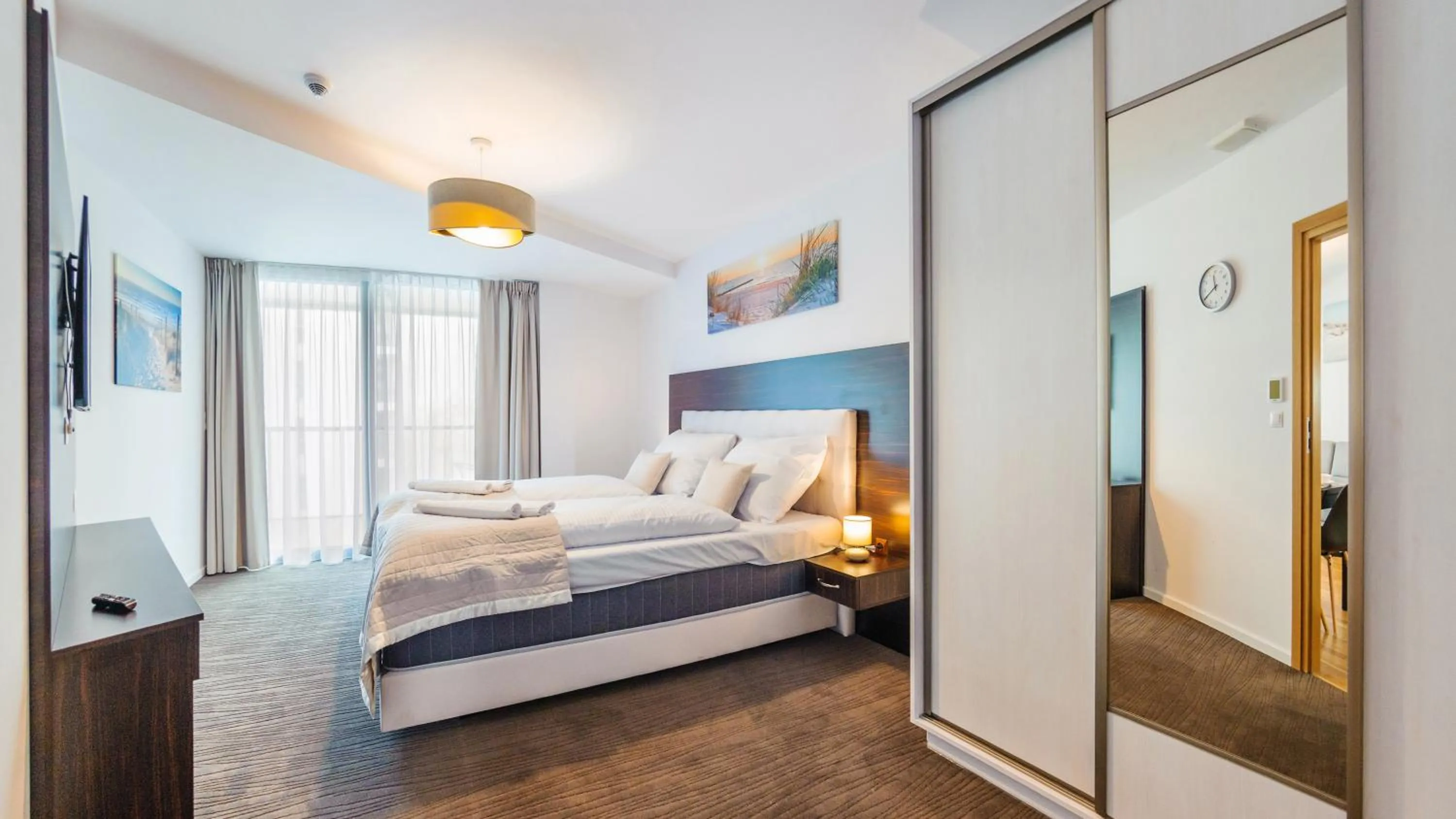 Bed in Seaside Kołobrzeg, Sun & Snow