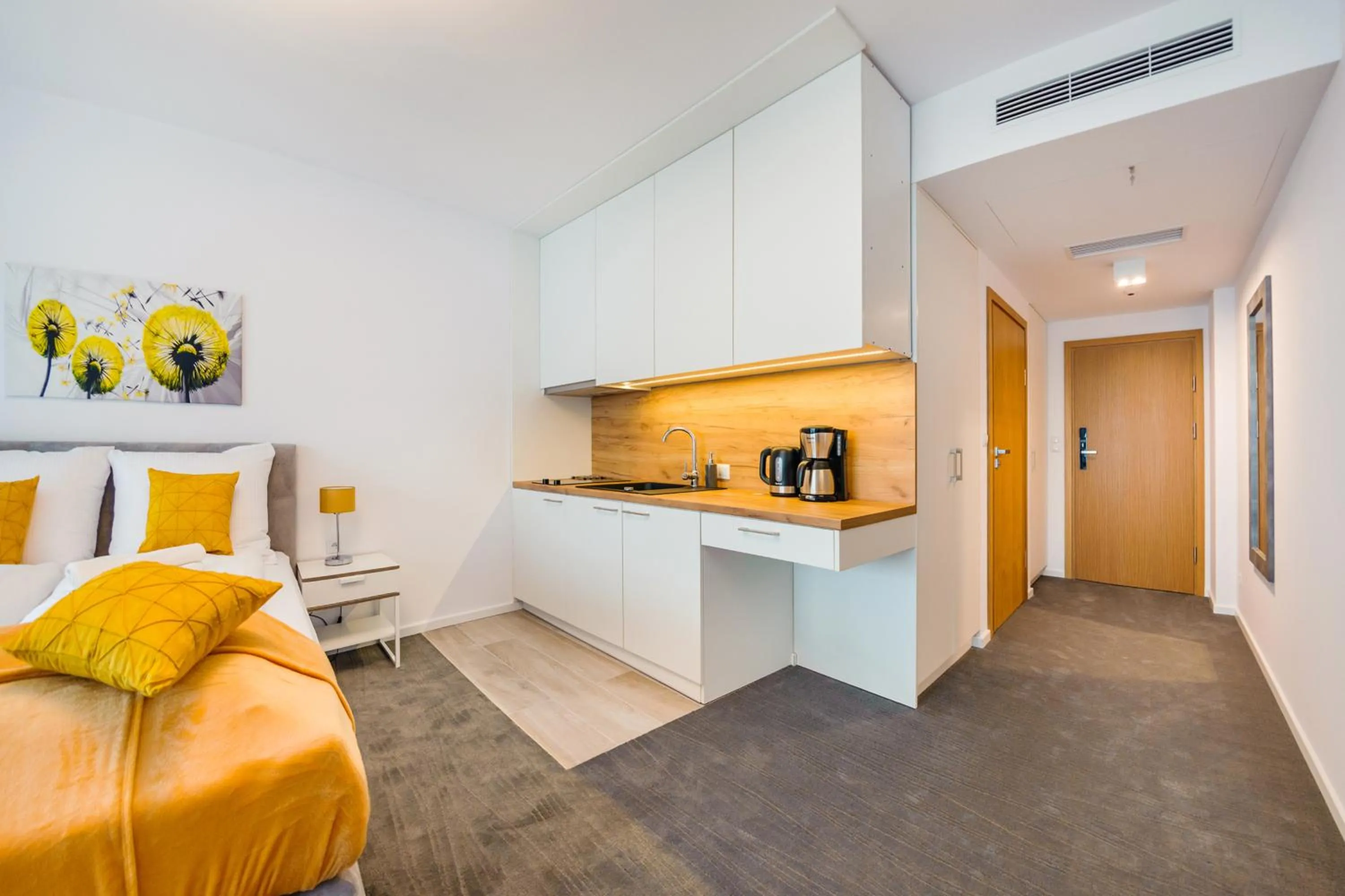 Kitchen or kitchenette in Seaside Kołobrzeg, Sun & Snow