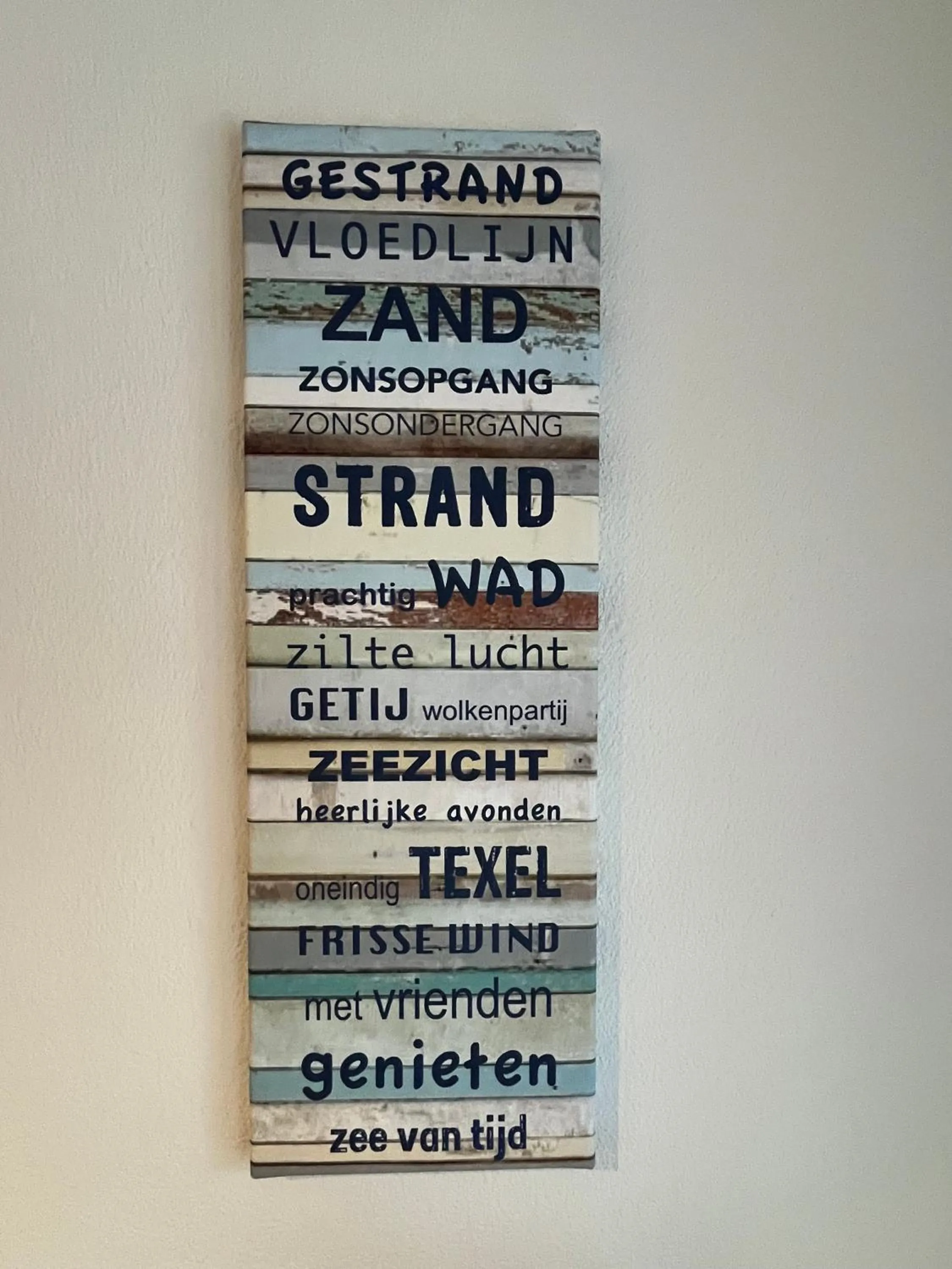 Decorative detail in B&B Vloedlijn Texel