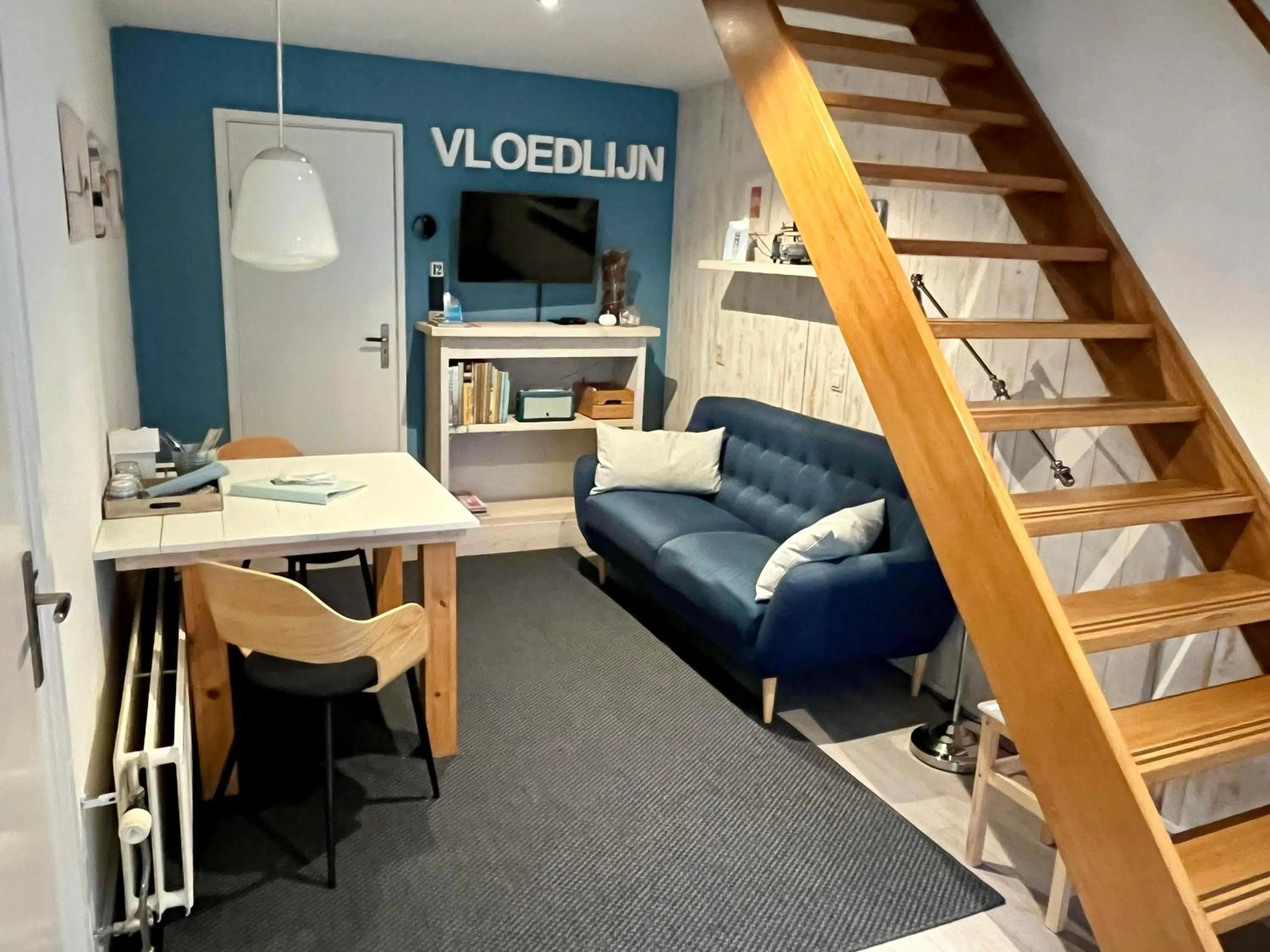 Living room in B&B Vloedlijn Texel