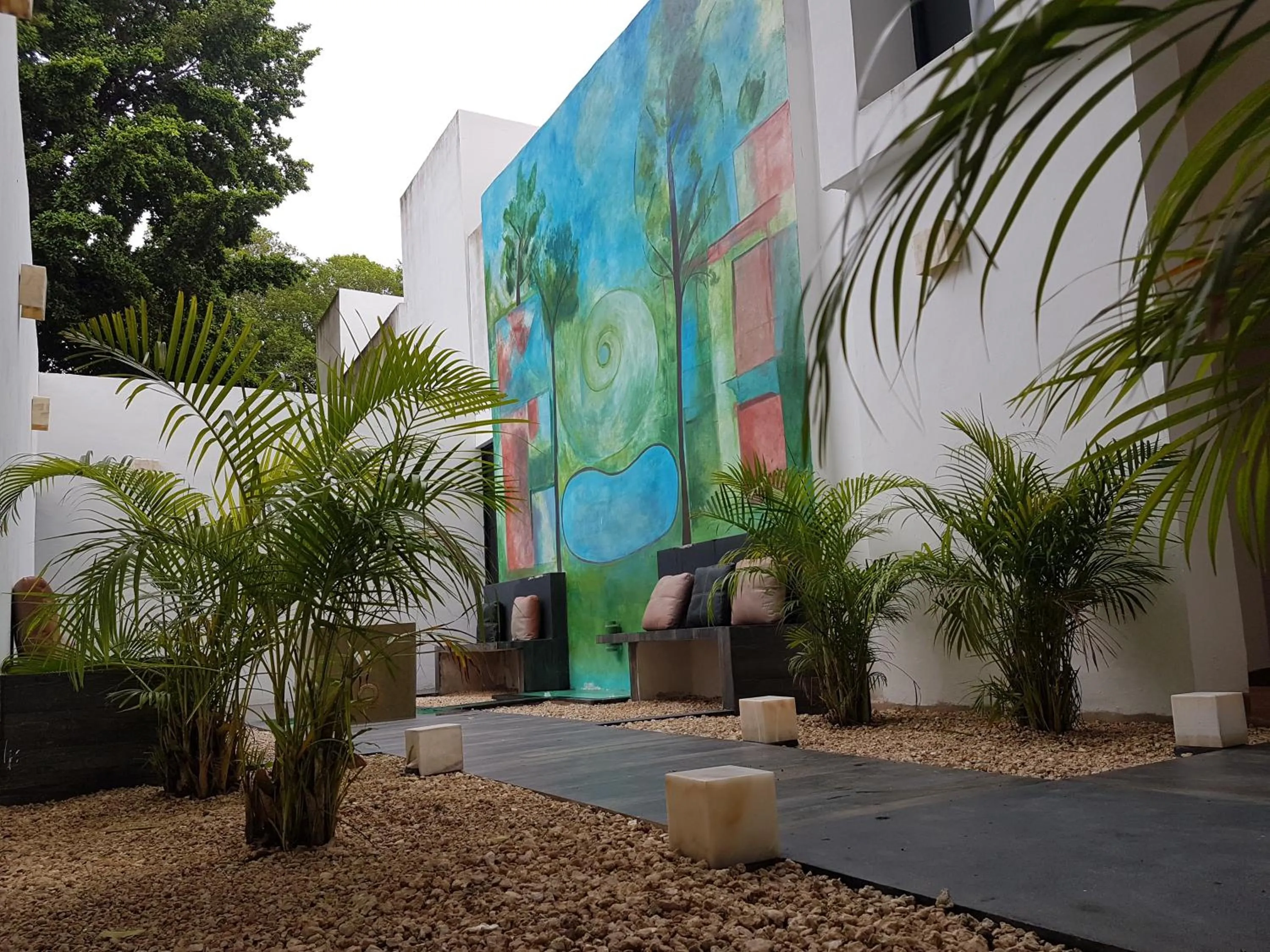 Garden in Hotel Holly