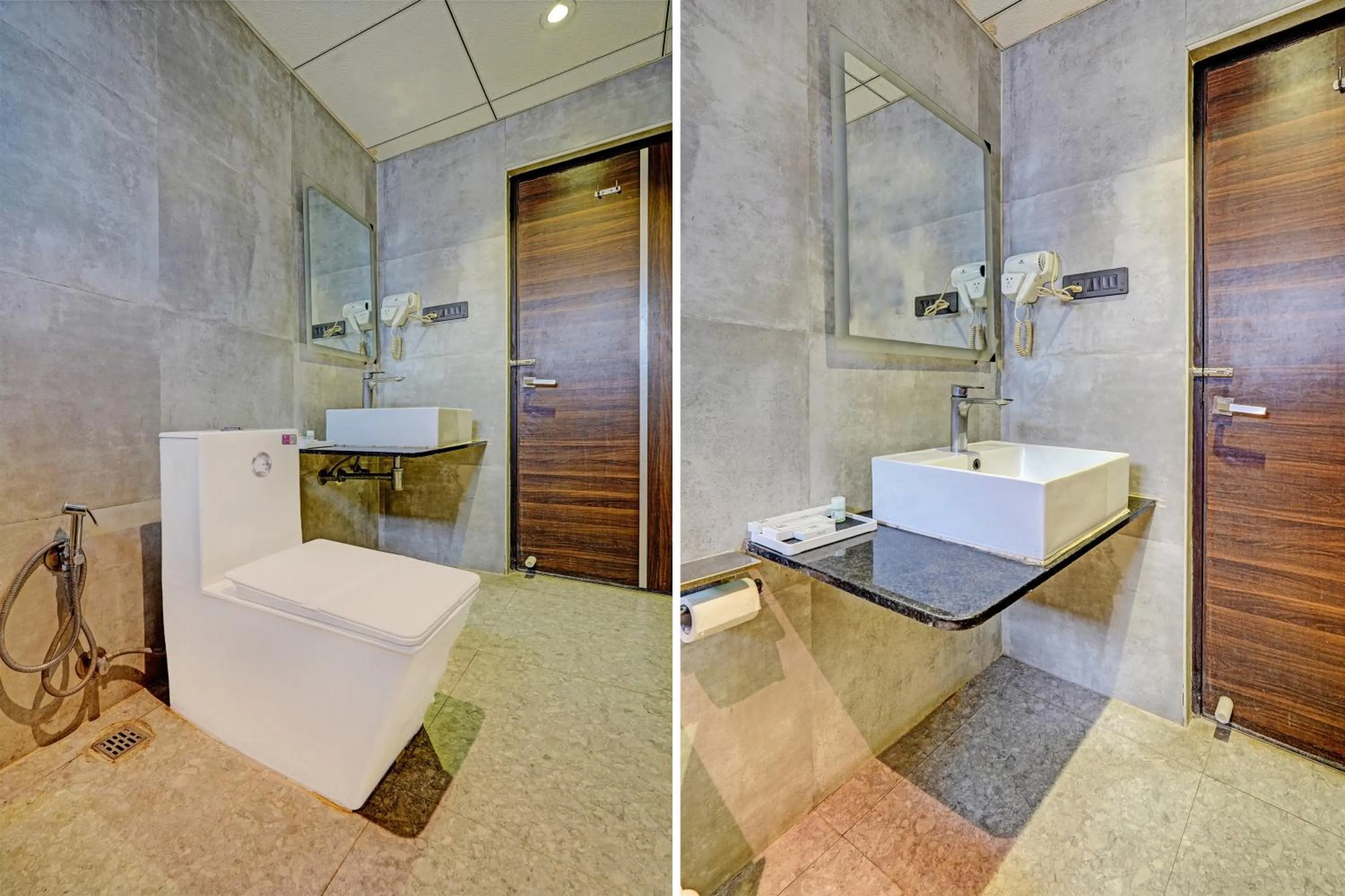Bathroom in Super Townhouse OAK Clove Boutique Hotel Rajaji Nagar Near Lulu Mall Bengaluru