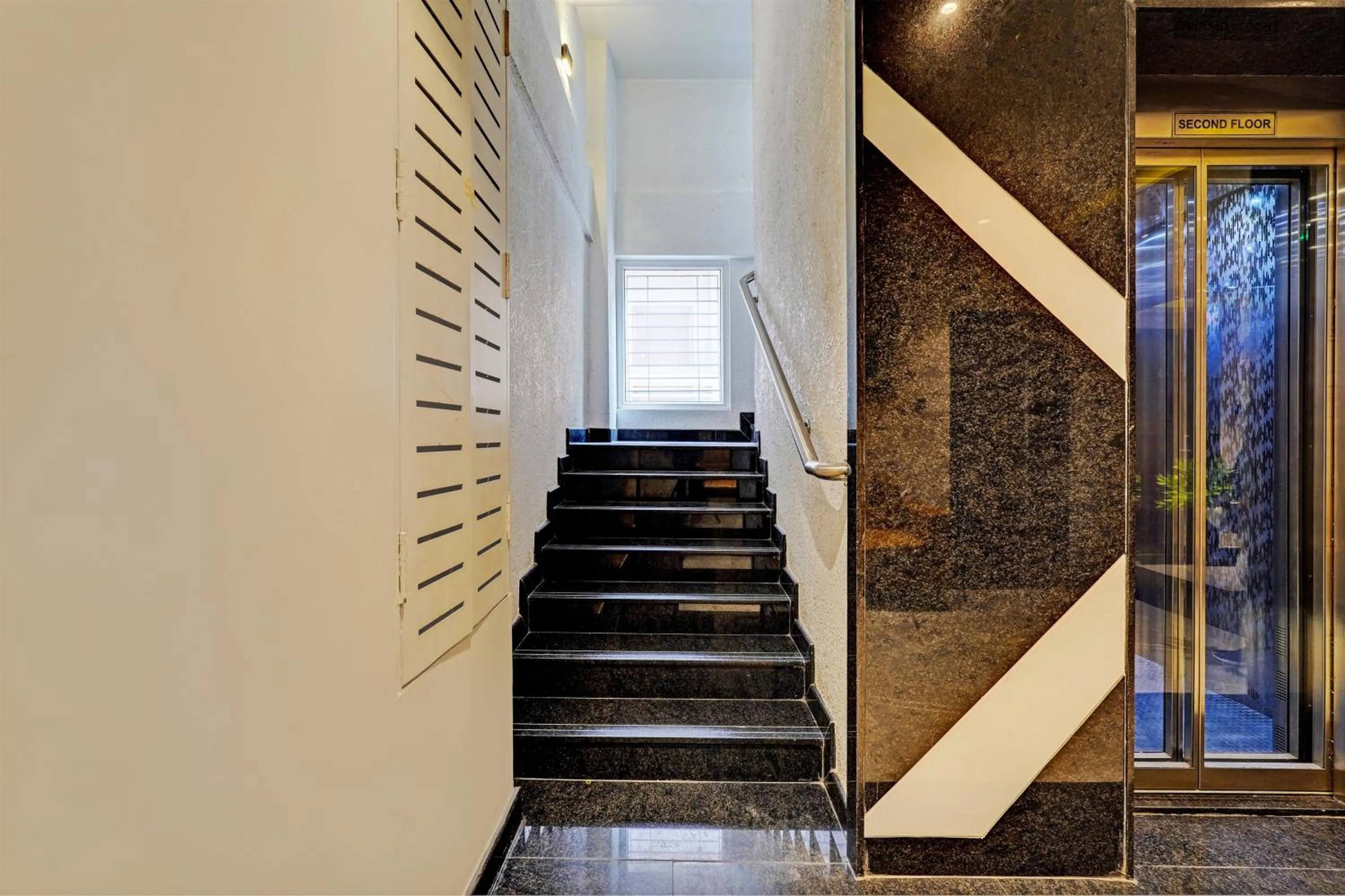 Facility for disabled guests in Super Townhouse OAK Clove Boutique Hotel Rajaji Nagar Near Lulu Mall Bengaluru