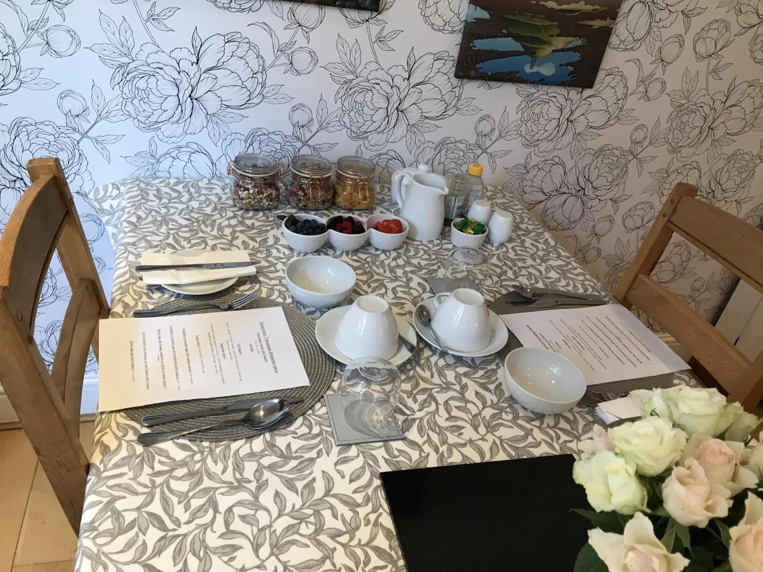 Breakfast in The Glastonbury Townhouse B&B